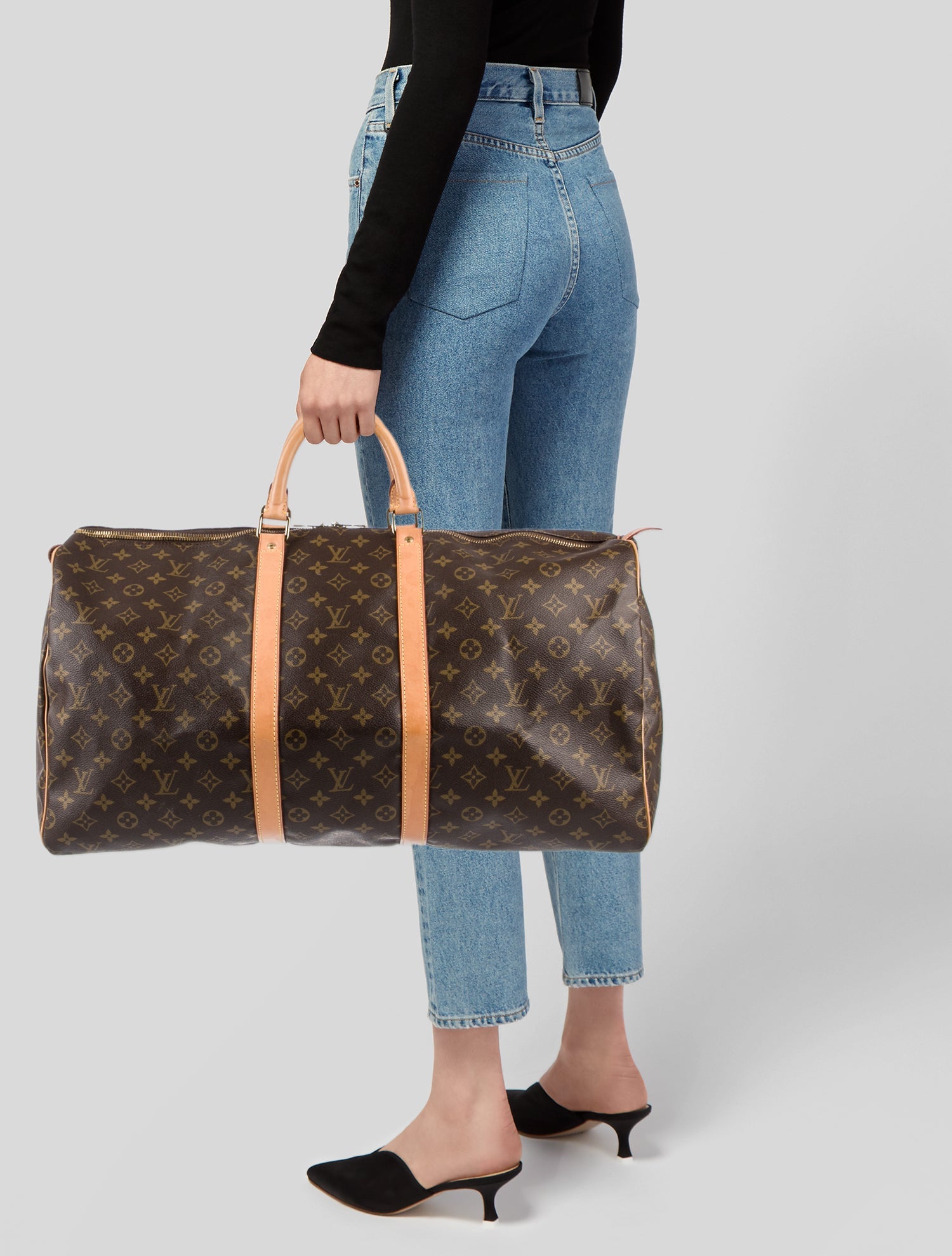Louis Vuitton LV Monogram Keepall 55