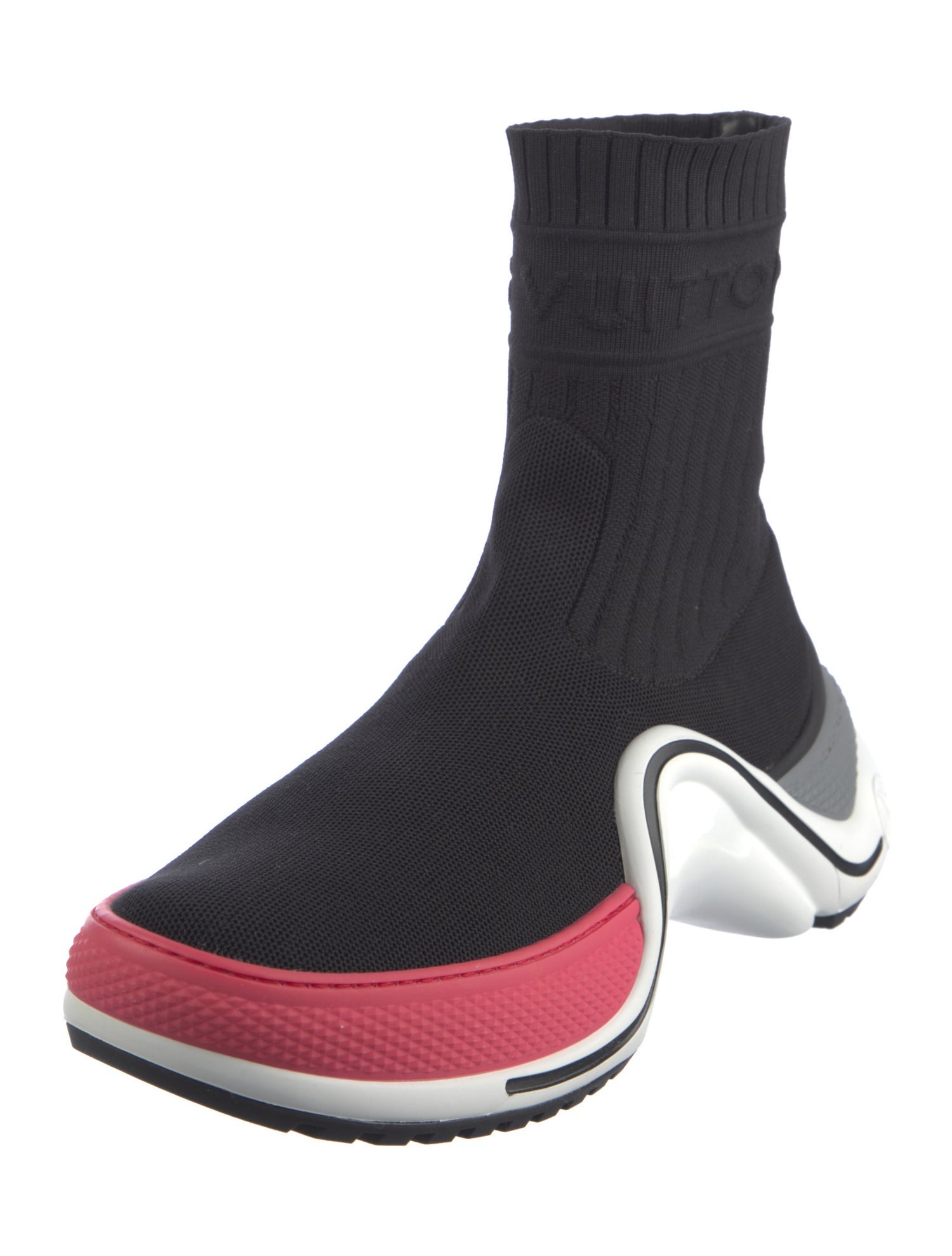 Louis Vuitton LV Monogram Sock Sneakers