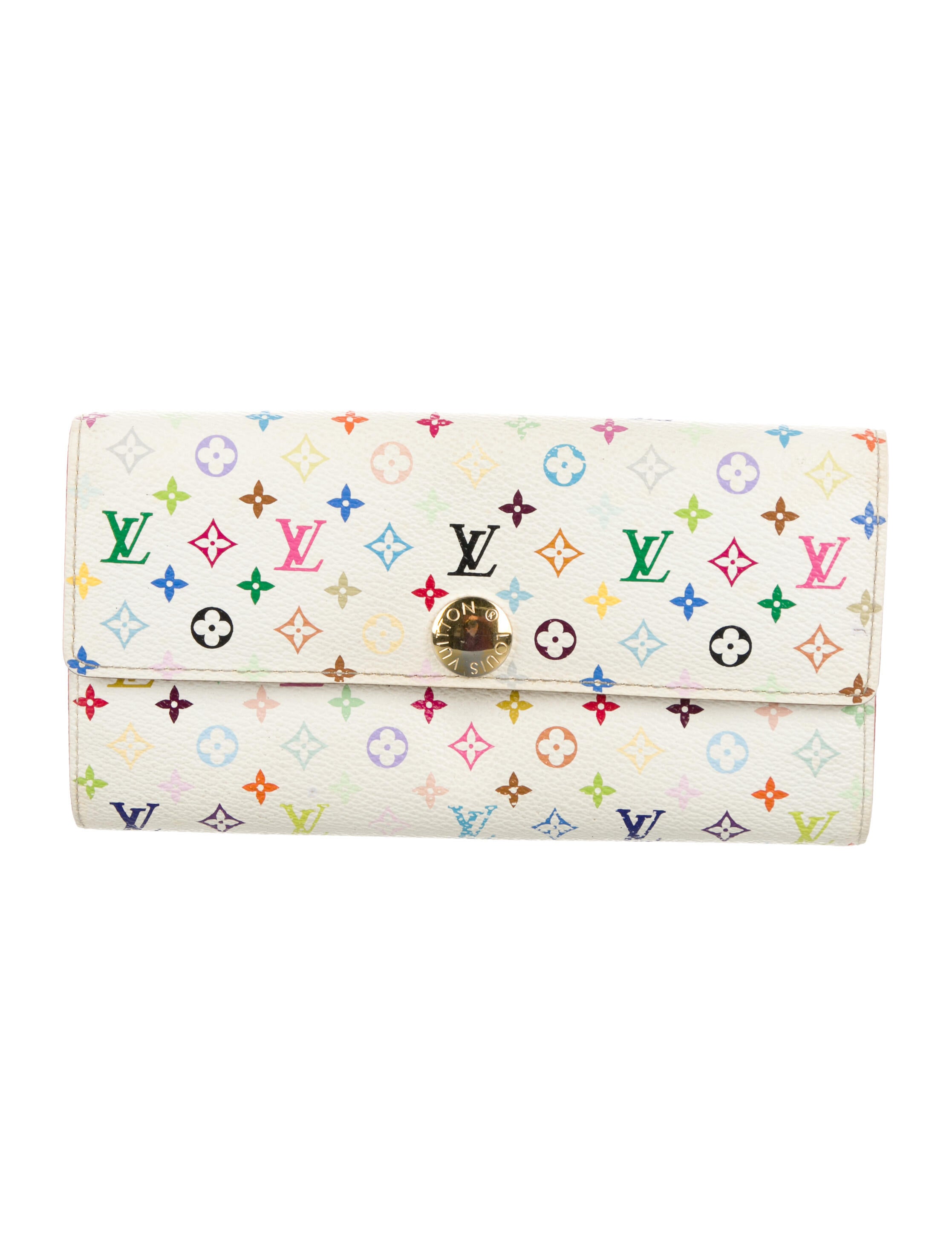 Louis Vuitton 2008 Multicolore Monogram Pattern Sarah Wallet