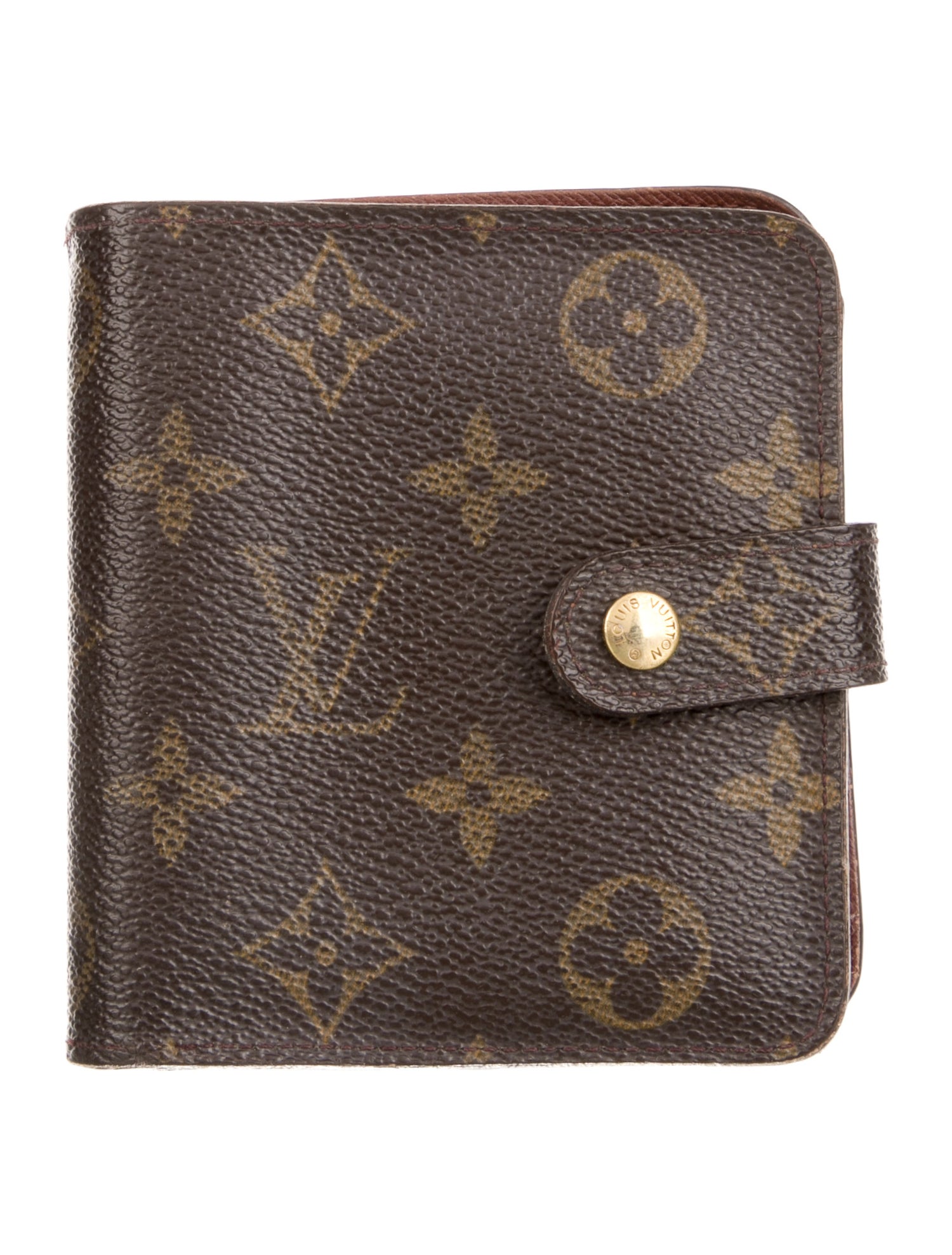 Louis Vuitton 2001 LV Monogram Compact Zippé Wallet
