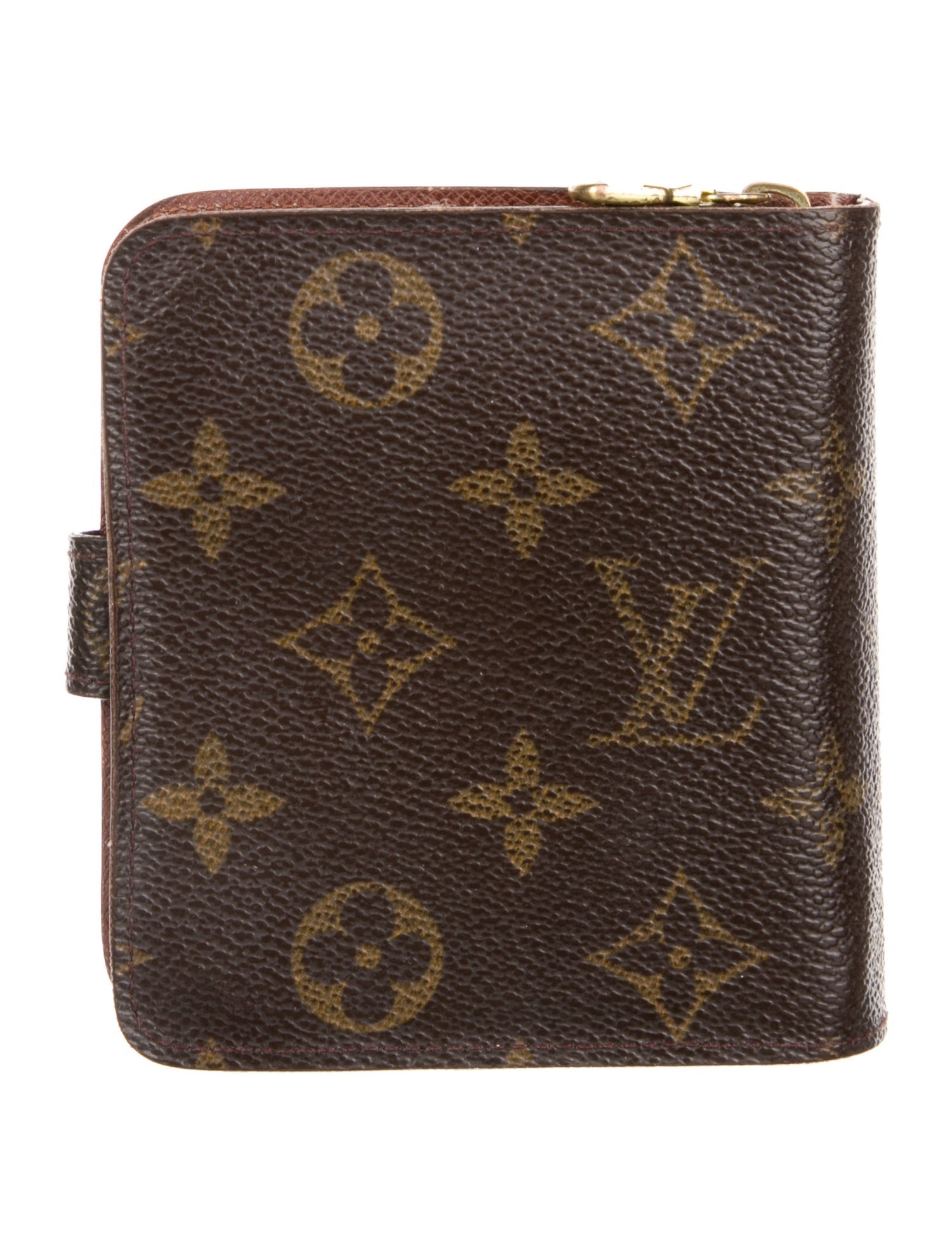 Louis Vuitton 2001 LV Monogram Compact Zippé Wallet
