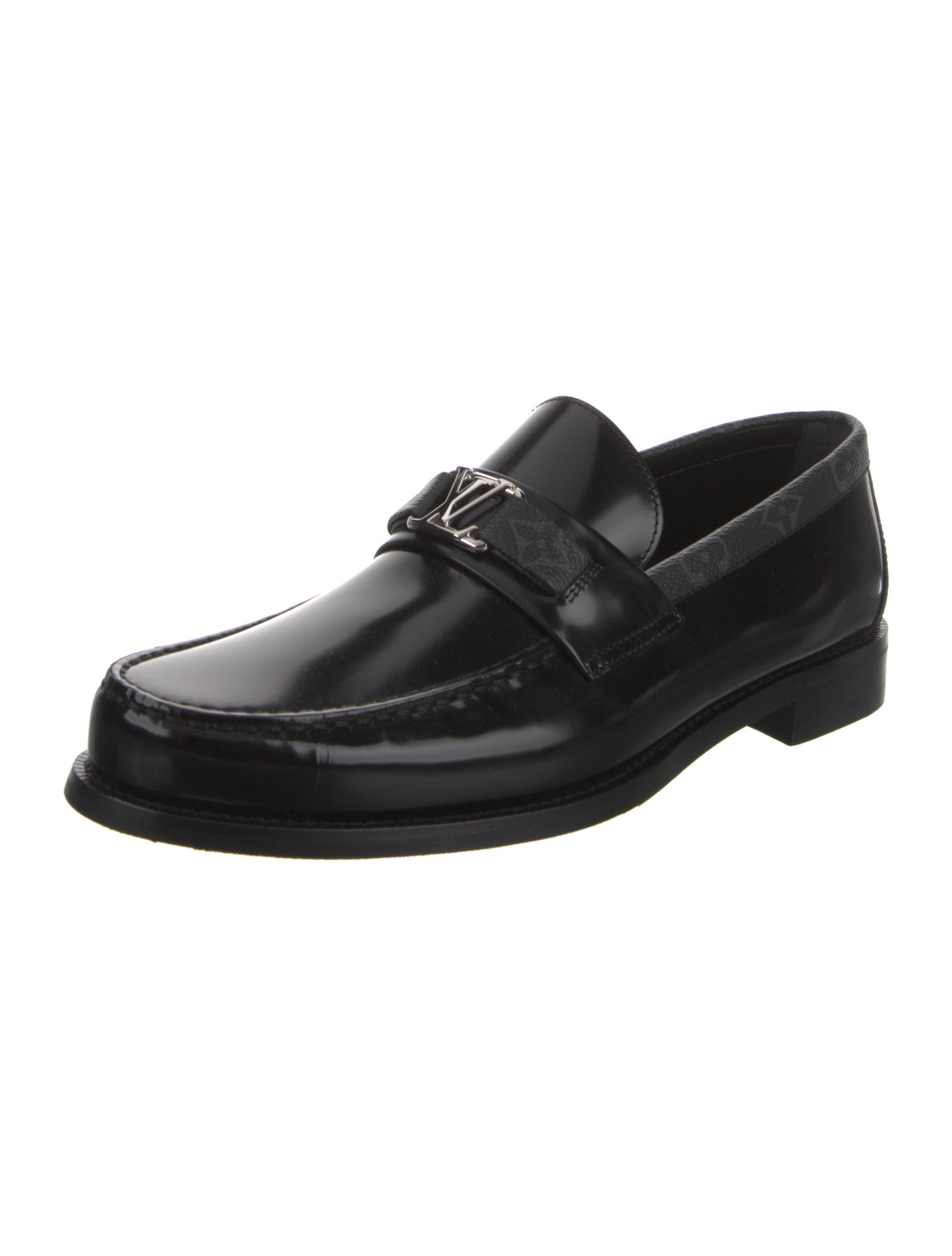 Louis Vuitton LV Monogram Patent Leather Dress Loafers