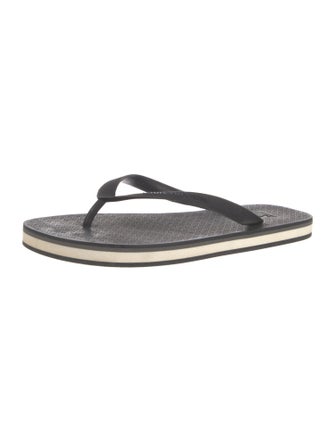 Louis Vuitton LV Monogram Rubber Flip Flops