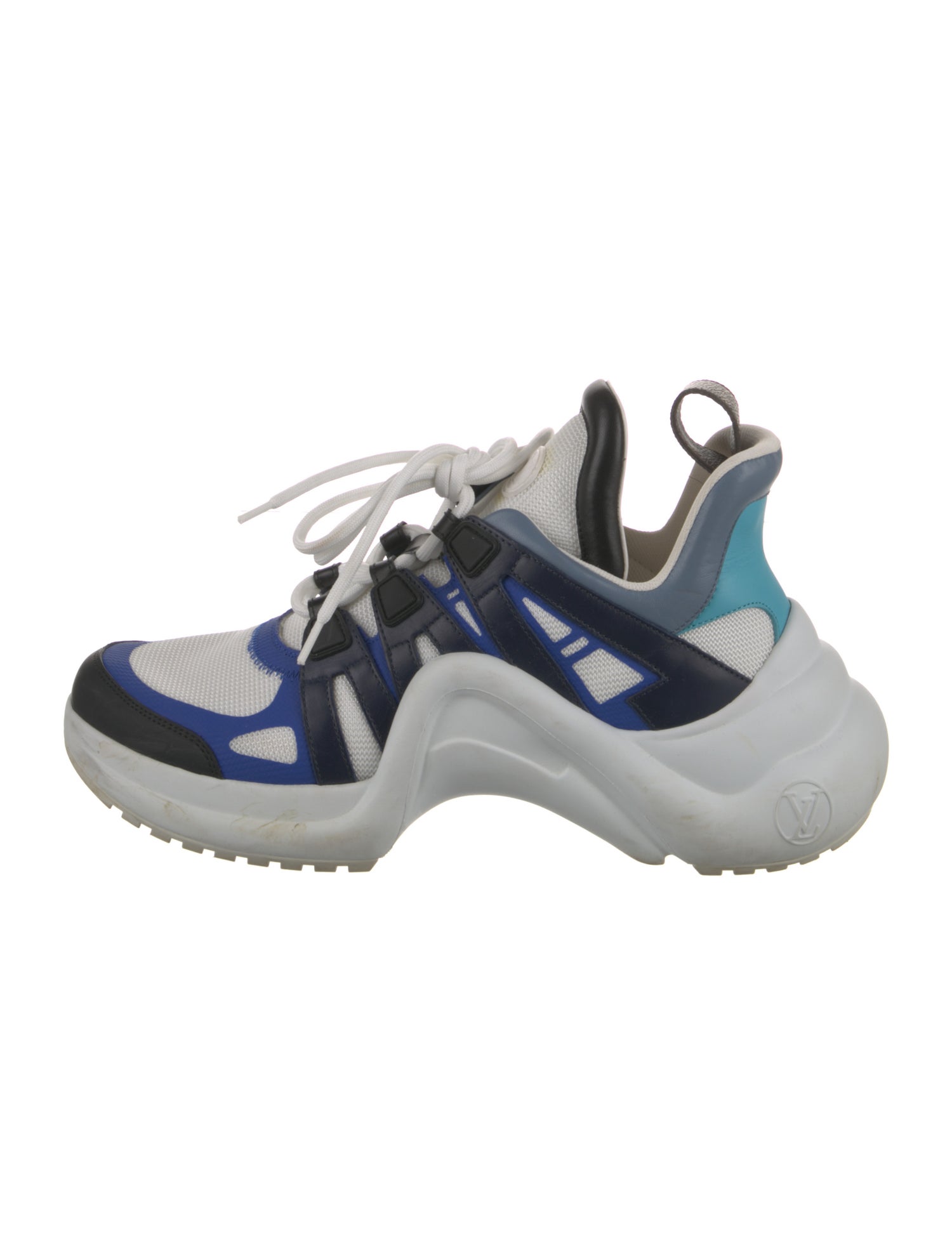 Louis Vuitton LV Monogram Leather Chunky Sneakers