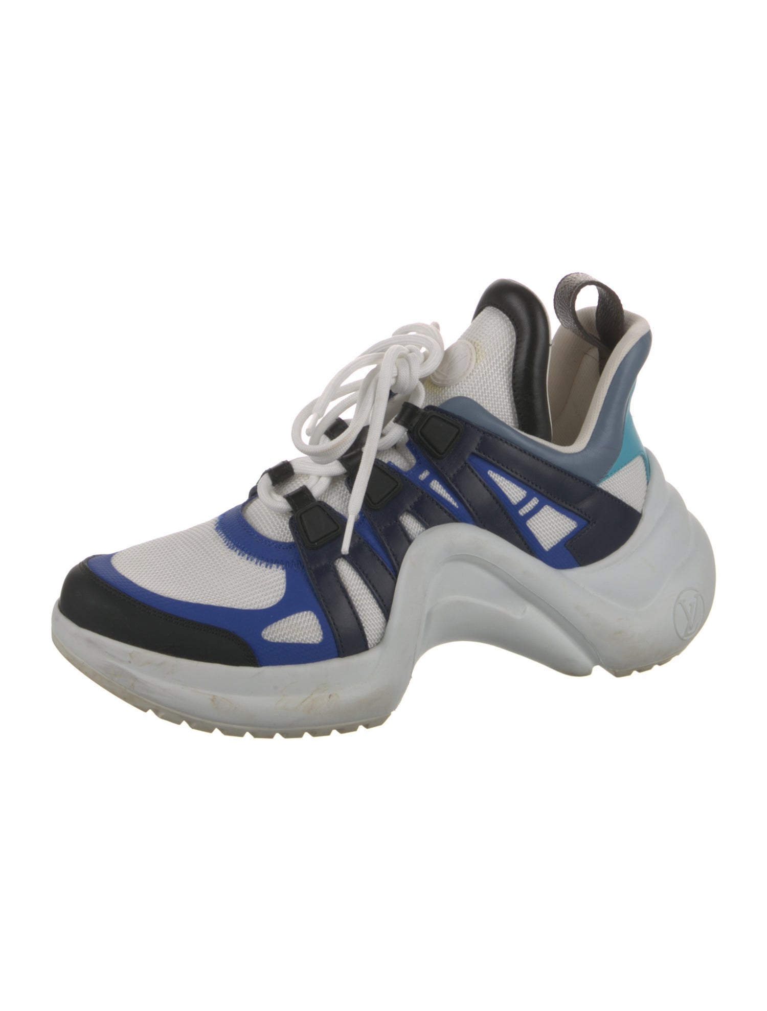 Louis Vuitton LV Monogram Leather Chunky Sneakers