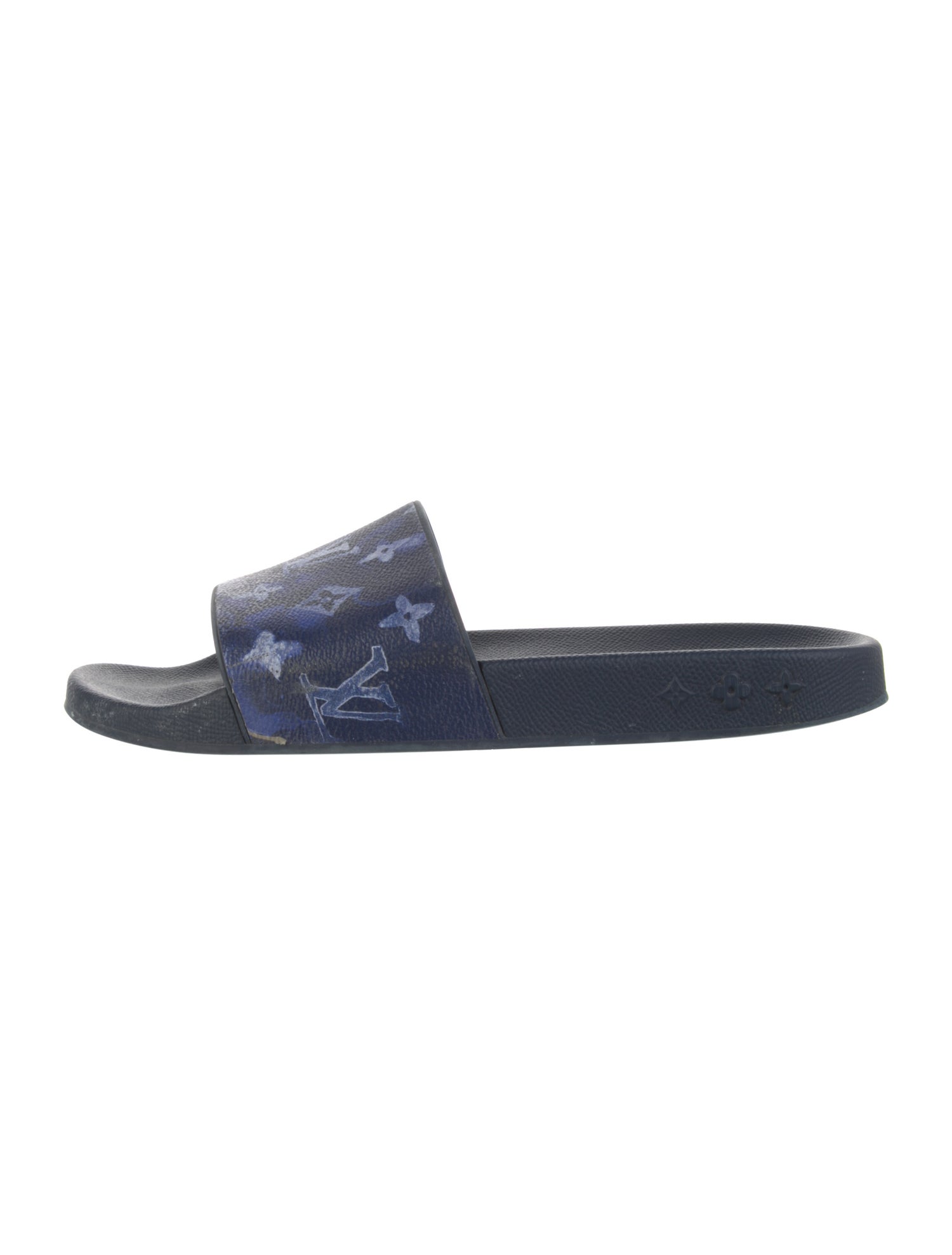Louis Vuitton LV Monogram Rubber Slides