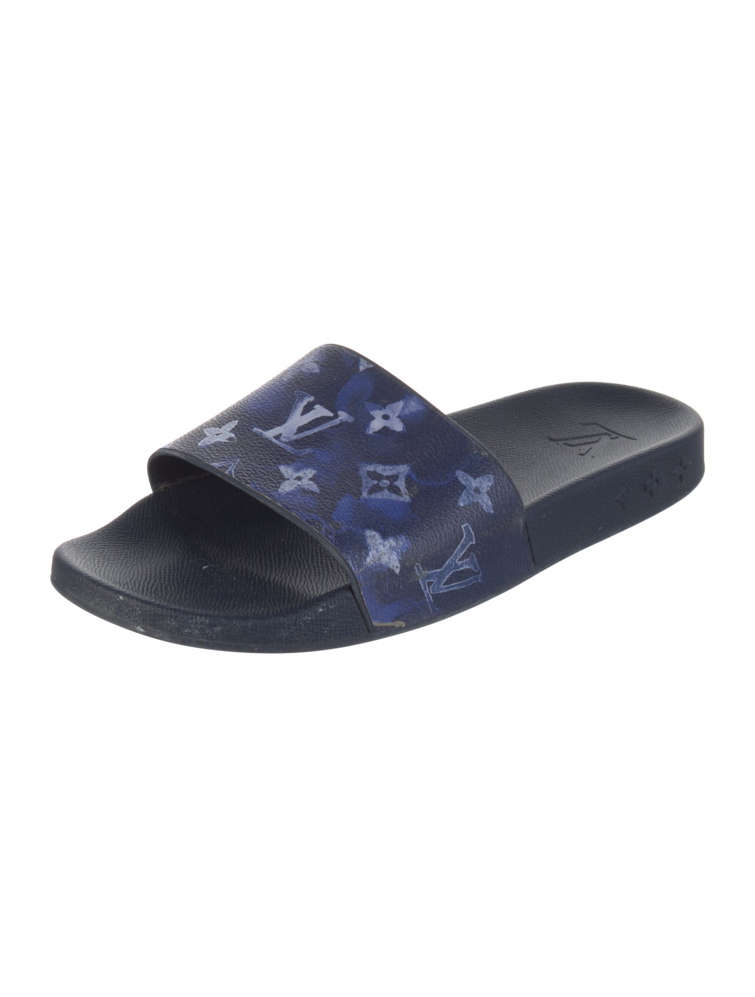 Louis Vuitton LV Monogram Rubber Slides