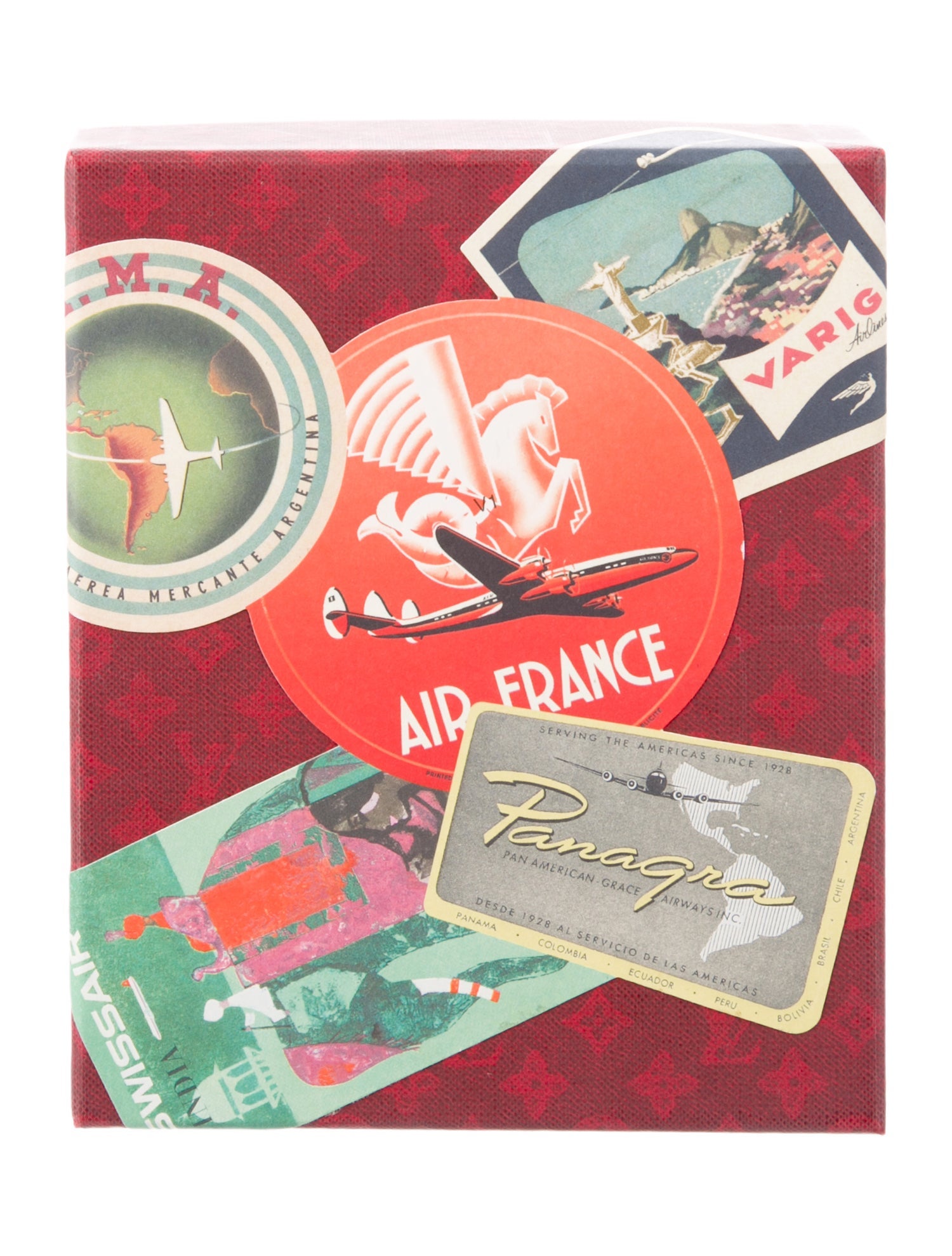 Louis Vuitton Art of Travel Through Airline Labels Set