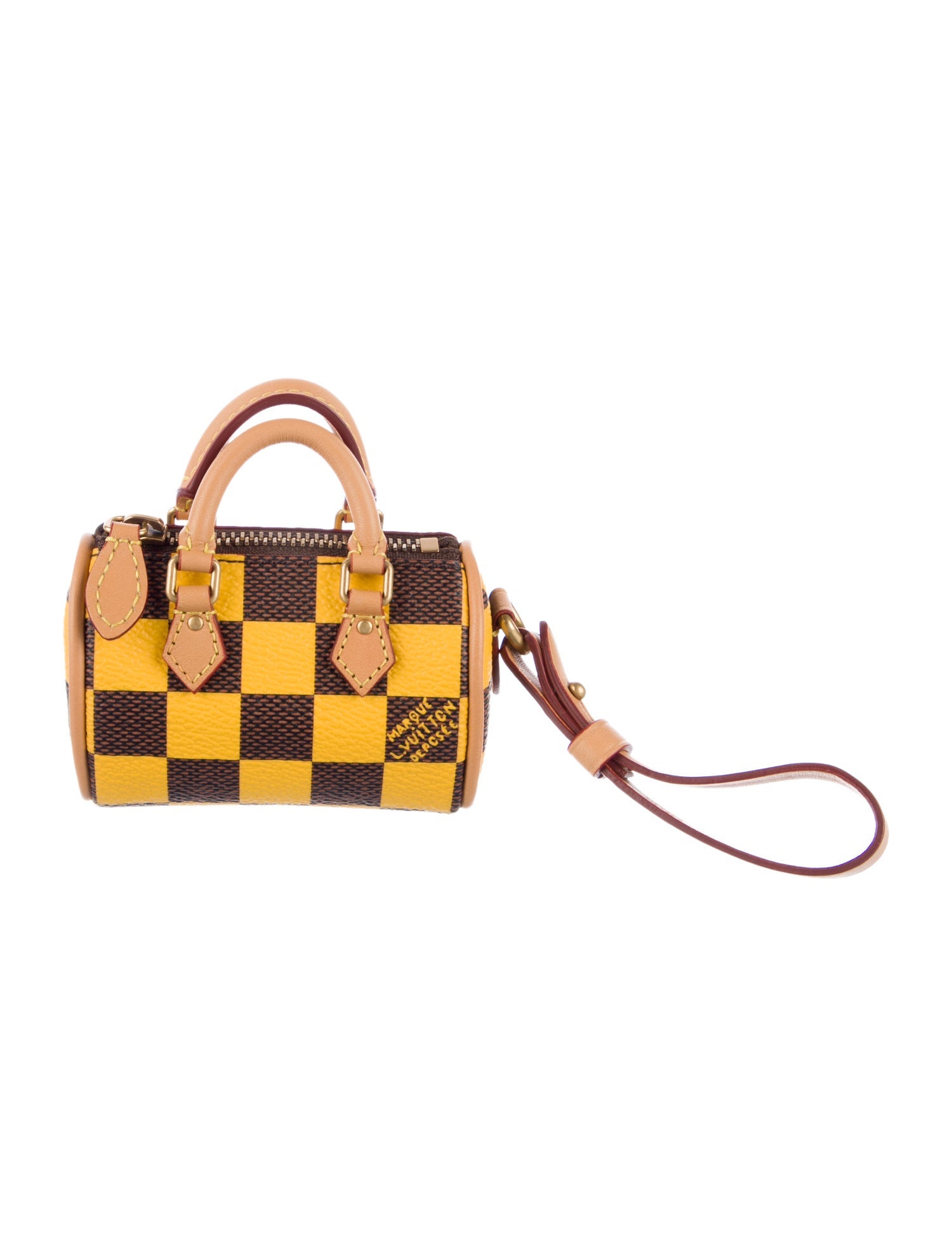 Louis Vuitton 2024 Damier Pop Mini Speedy Bag Charm