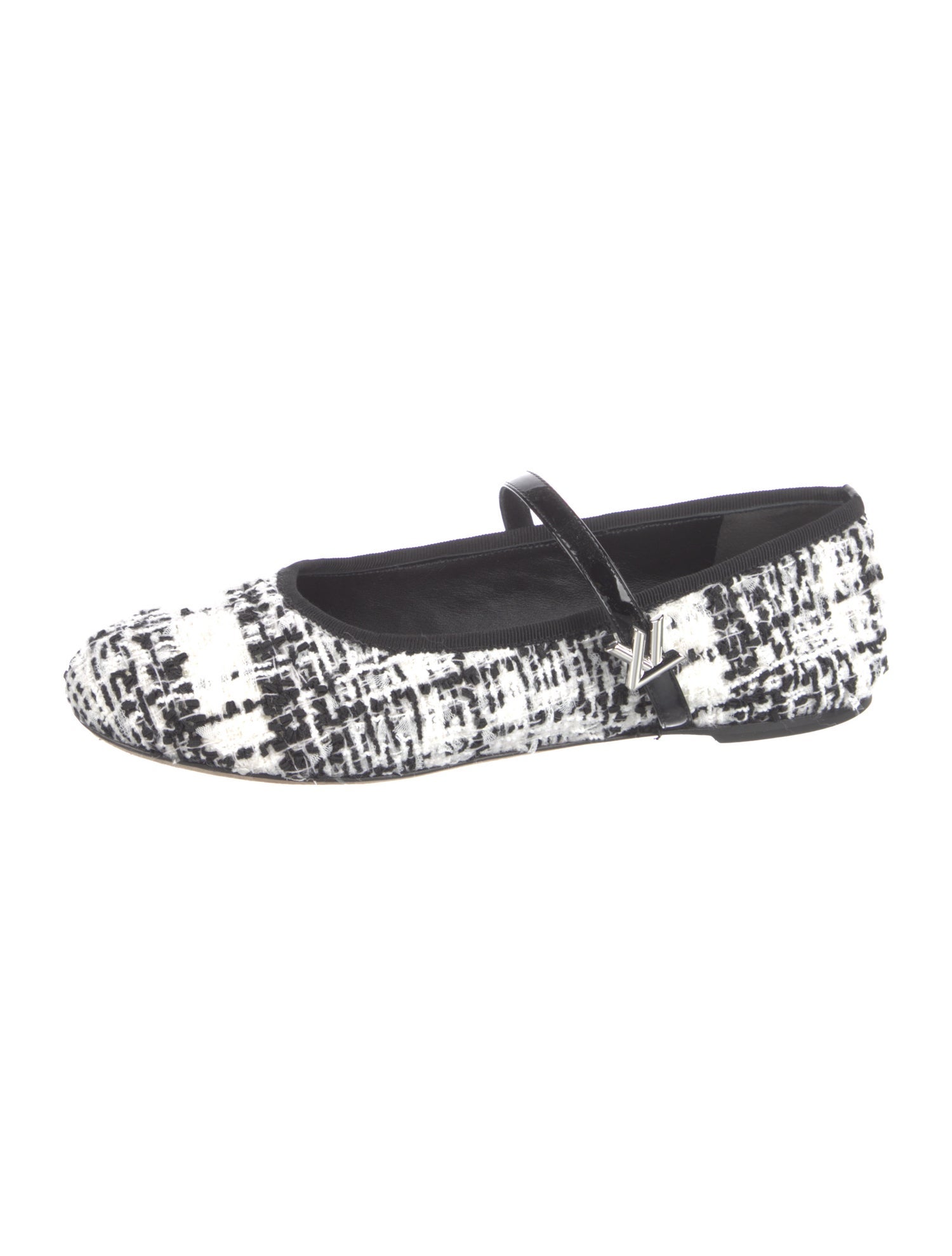 Louis Vuitton Printed Mary Jane Flats