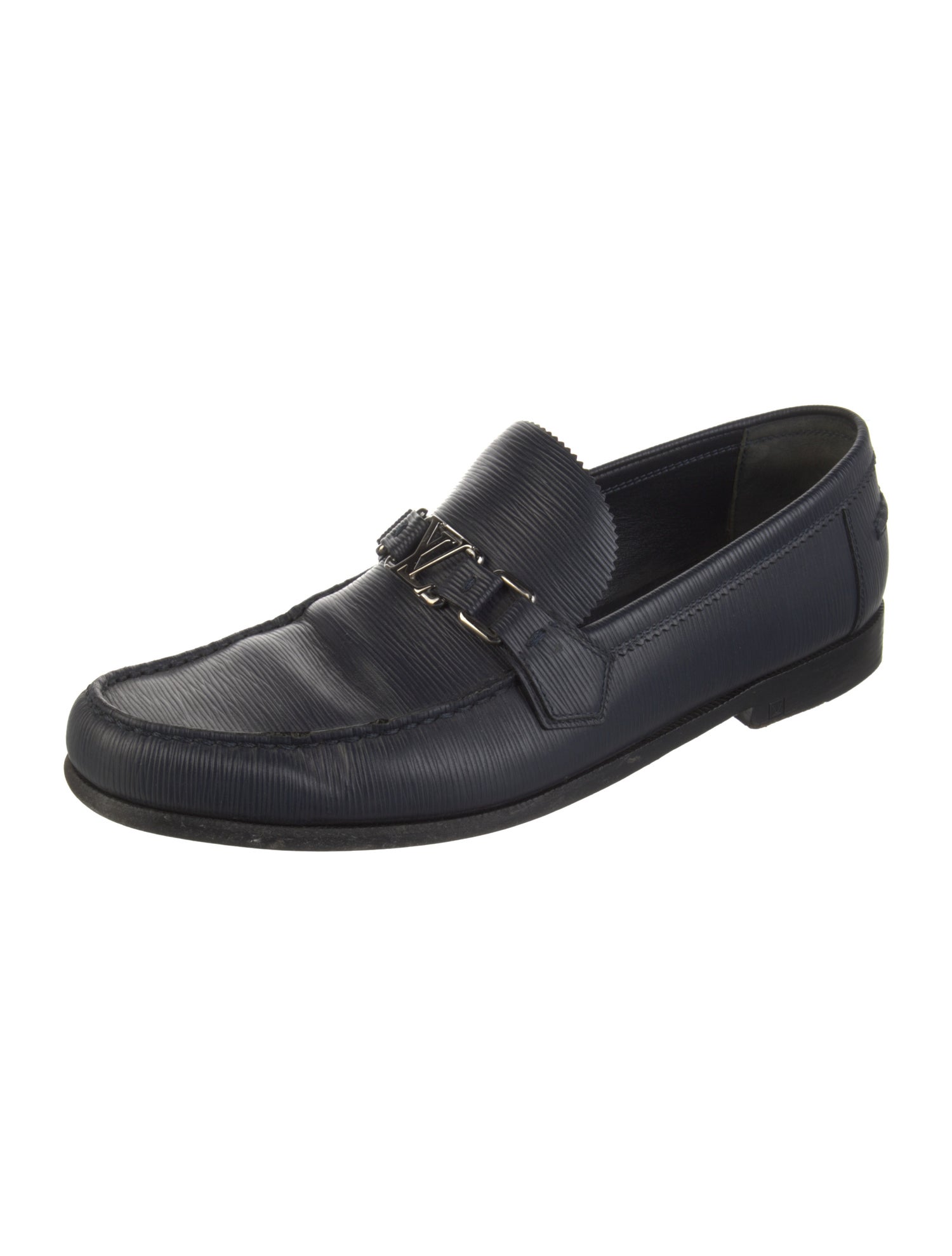 Louis Vuitton LV Monogram Leather Dress Loafers