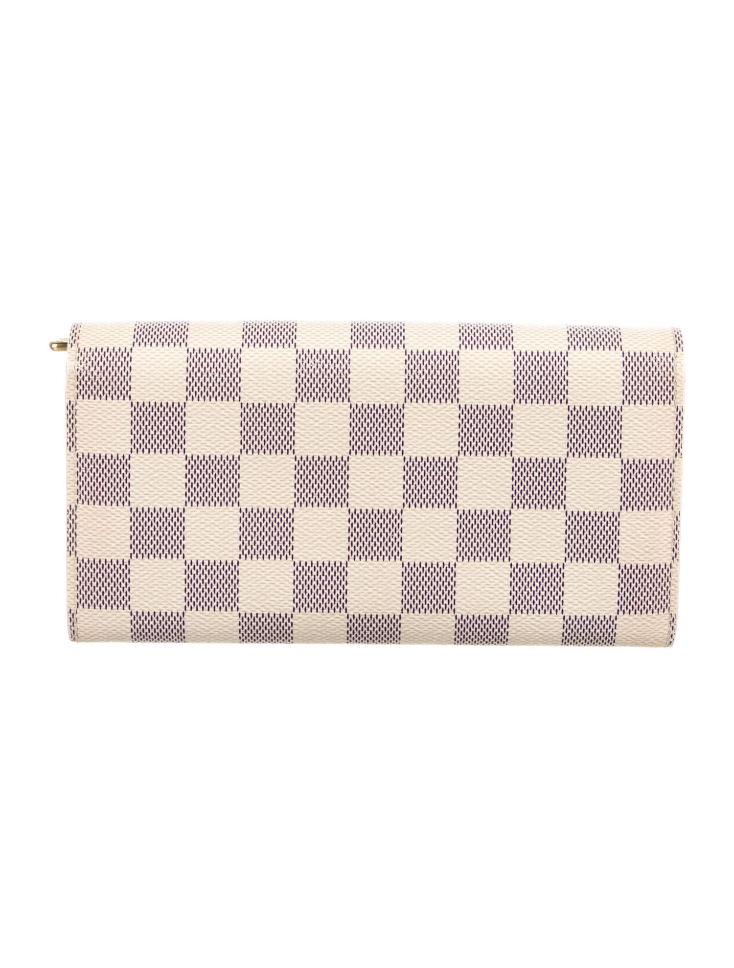 Louis Vuitton 2011 Damier Azur Pattern Sarah Wallet