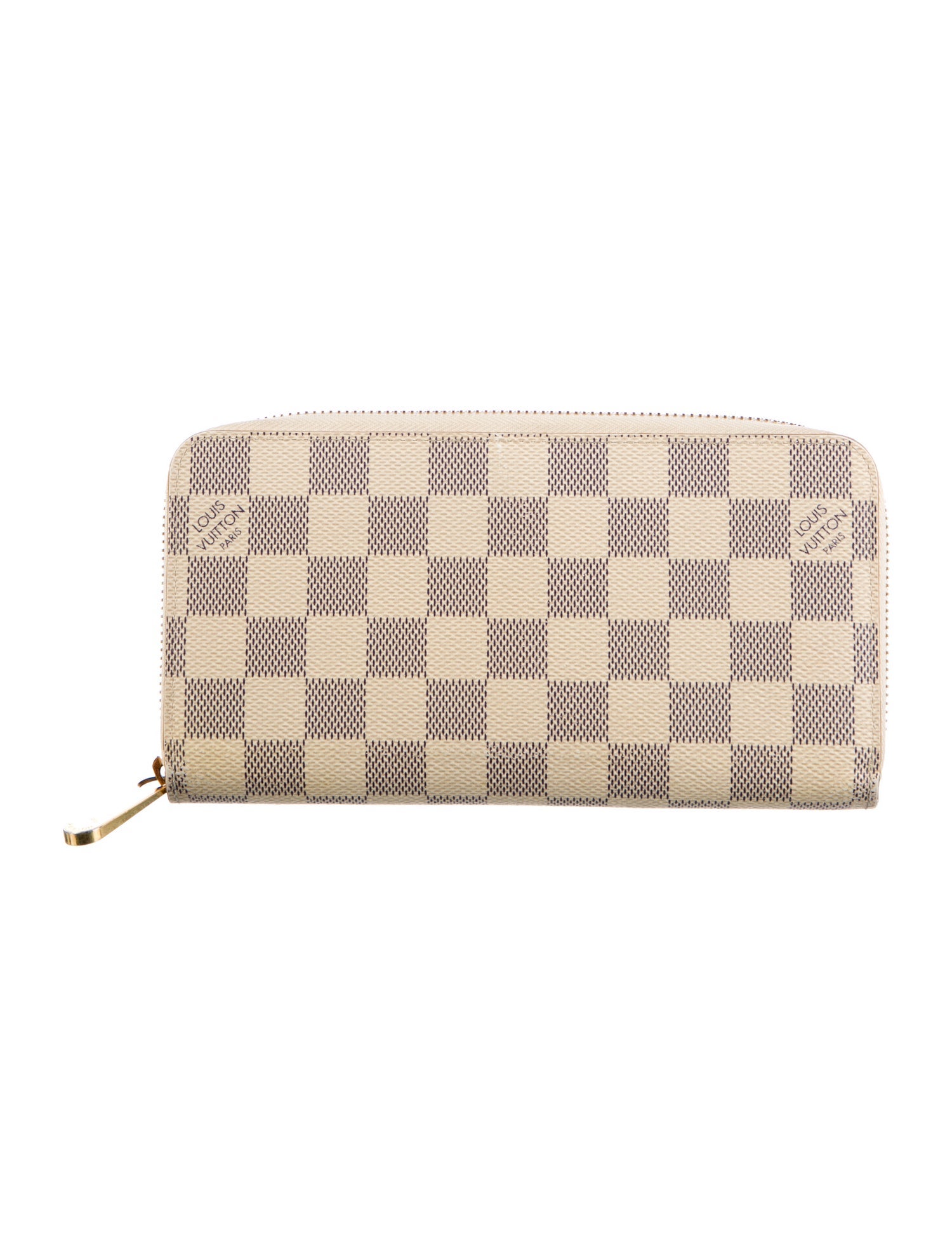 Louis Vuitton Damier Azur Pattern Zippy Wallet