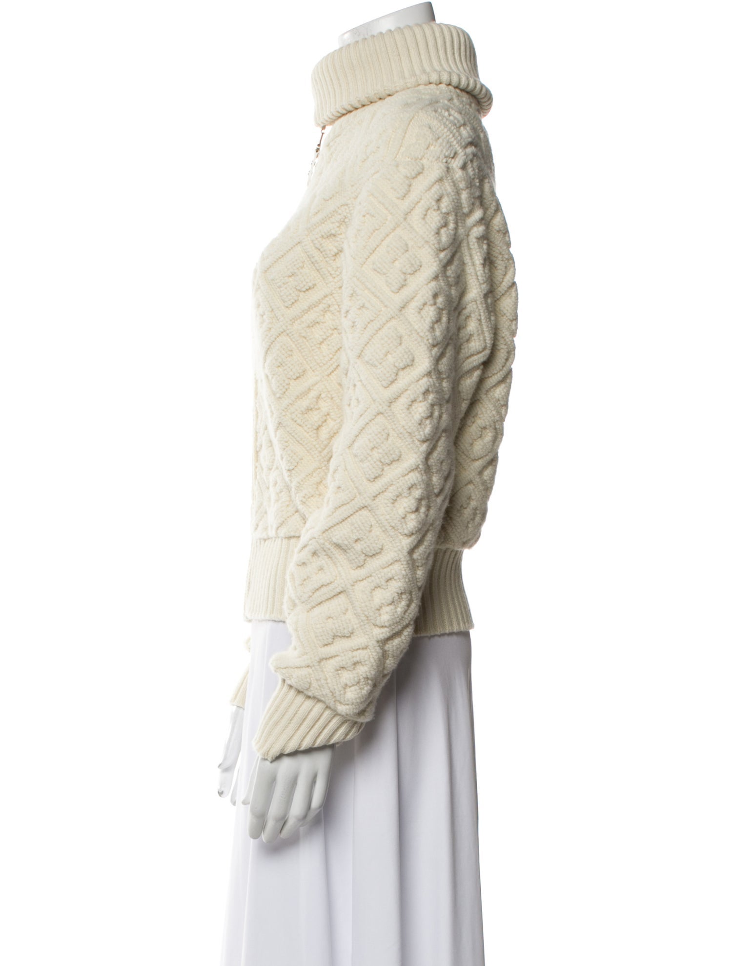 Louis Vuitton 2025 Cashmere Wool Zipper Sweater