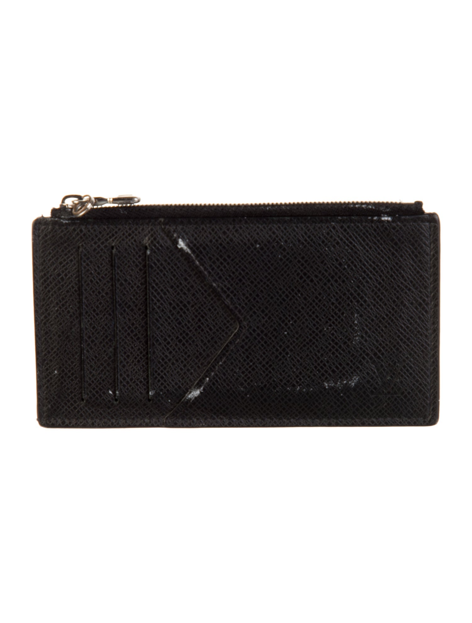 Louis Vuitton Signature Logo Taiga Leather Card Holder