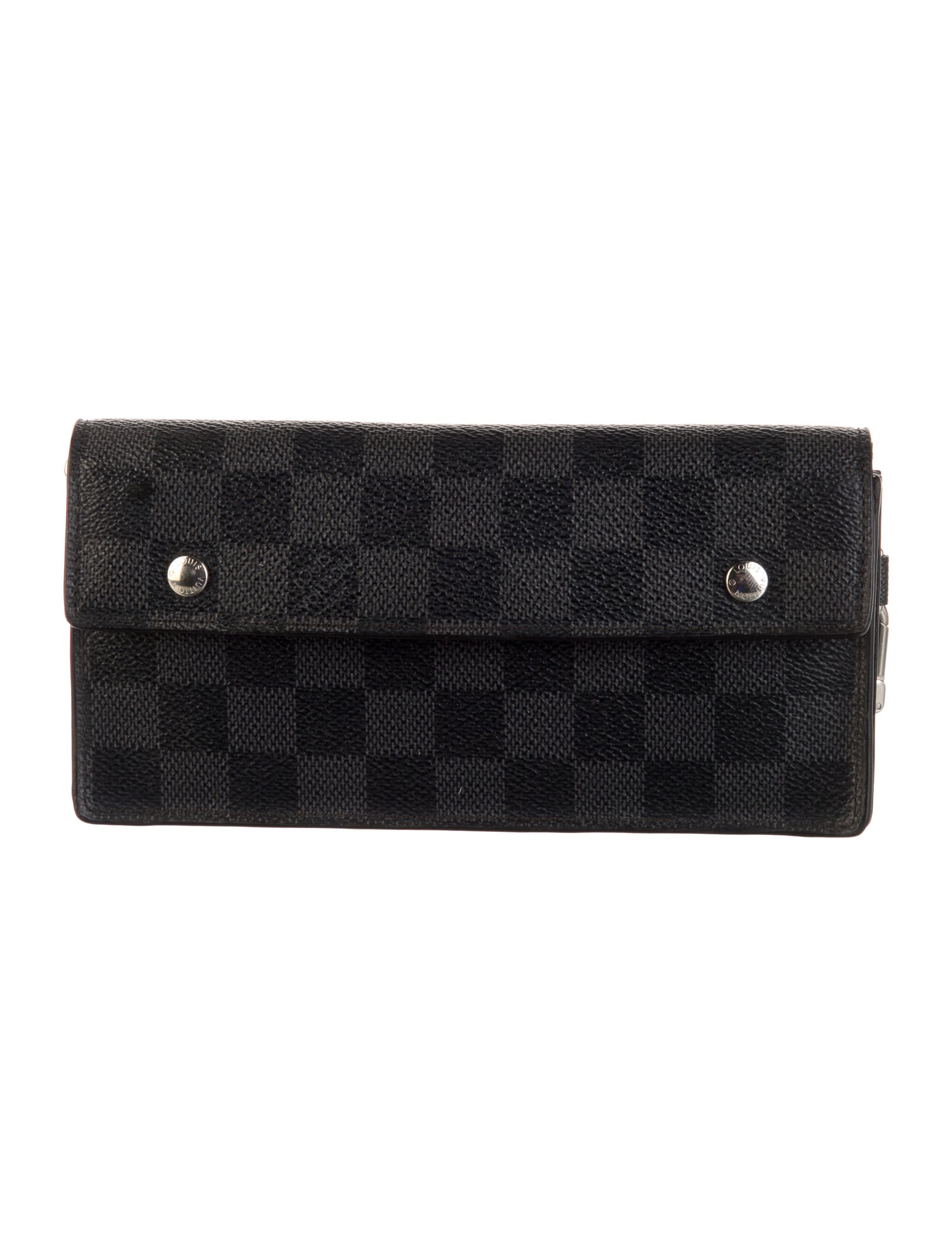 Louis Vuitton Damier Graphite Pattern Coated Canvas Wallet