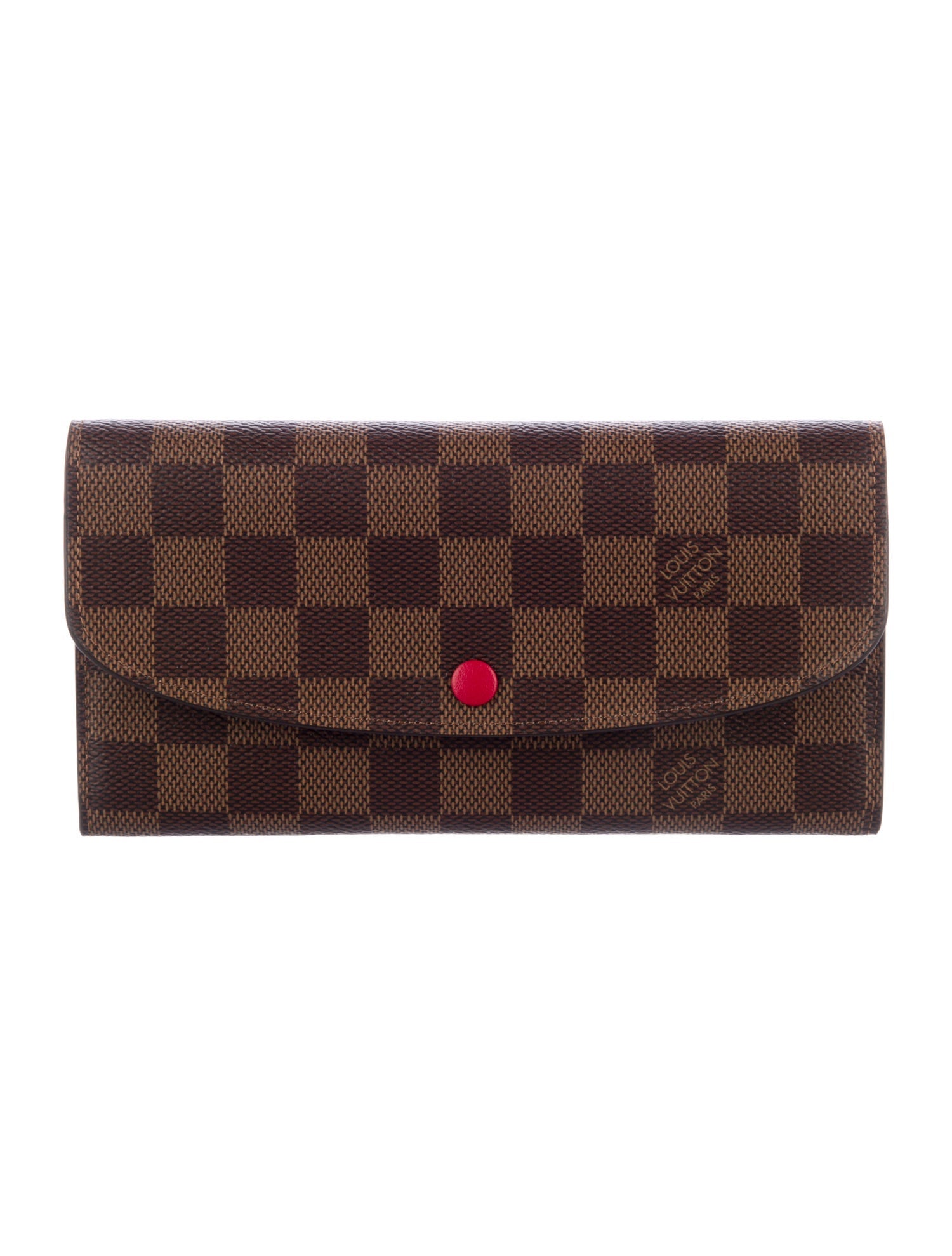 Louis Vuitton Coated Canvas Emilie Wallet