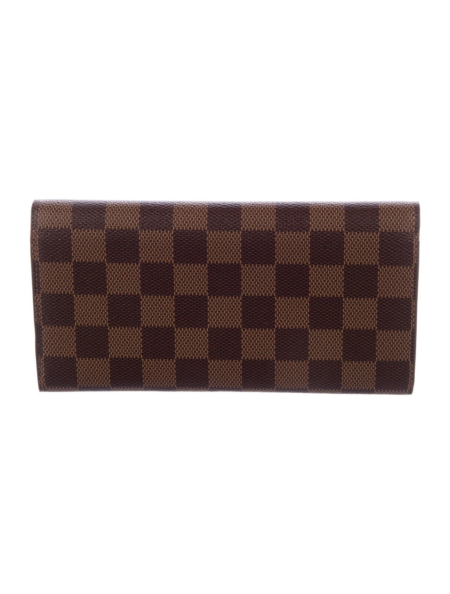Louis Vuitton Coated Canvas Emilie Wallet