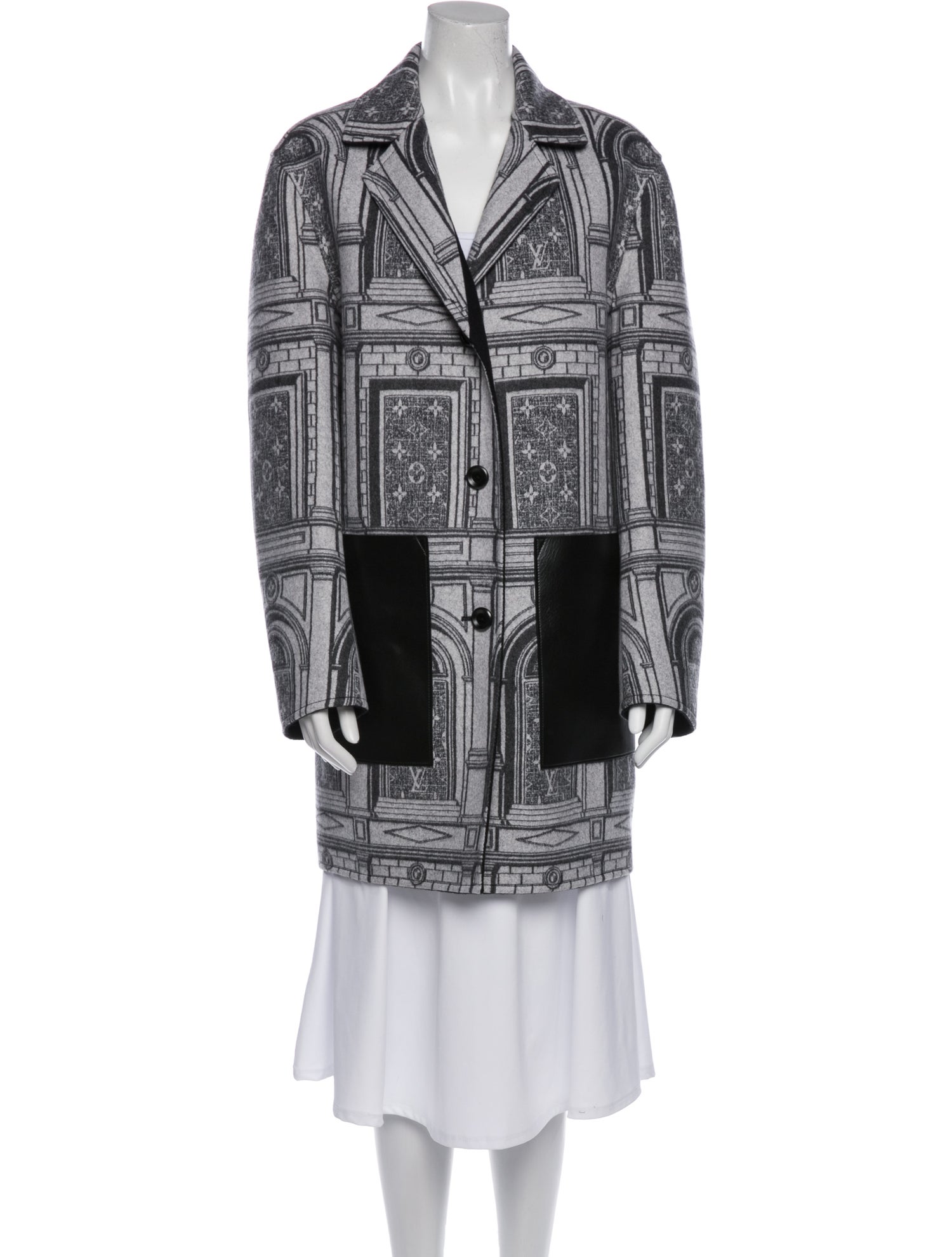 Louis Vuitton x FORNASETTI 2021 Wool Trench Coat w/ Tags