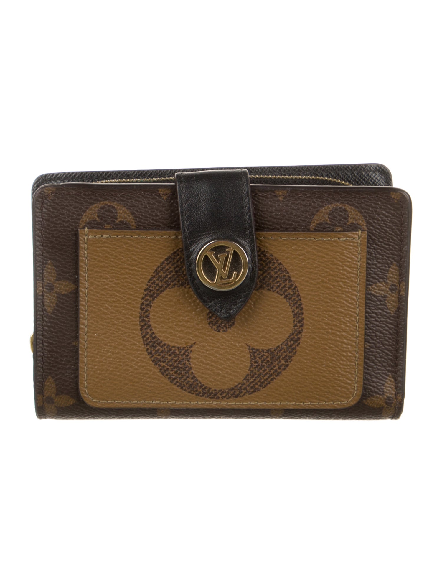 Louis Vuitton LV Monogram Coated Canvas French Purse