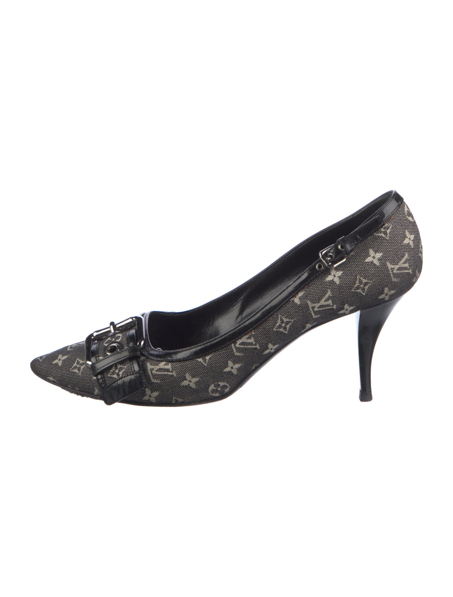 Louis Vuitton Monogram Pattern Canvas Pumps