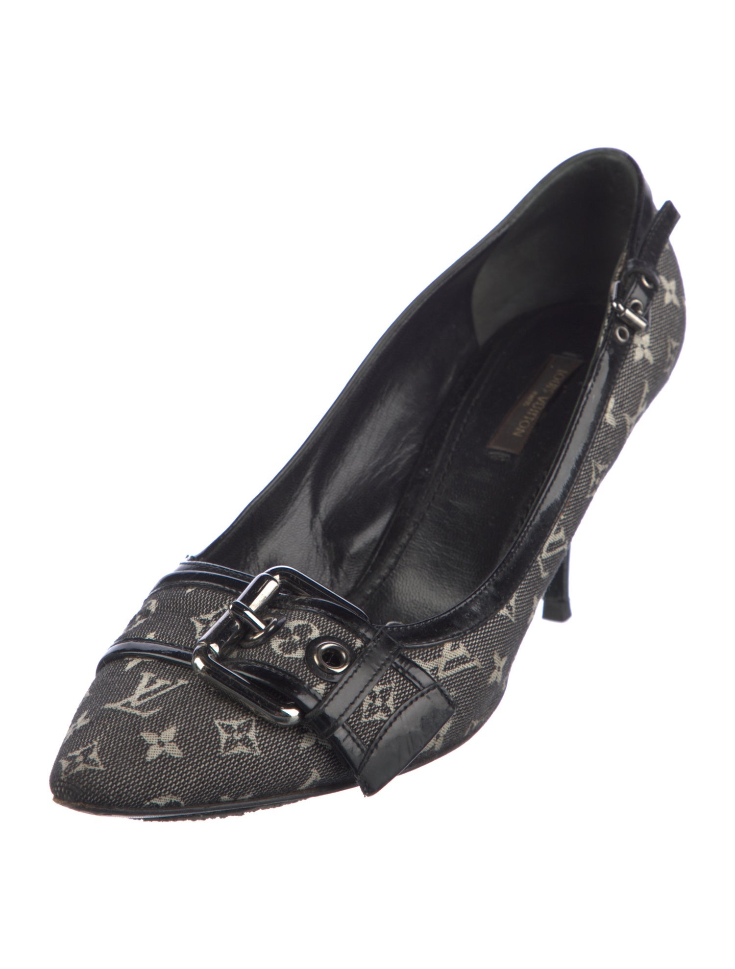 Louis Vuitton Monogram Pattern Canvas Pumps