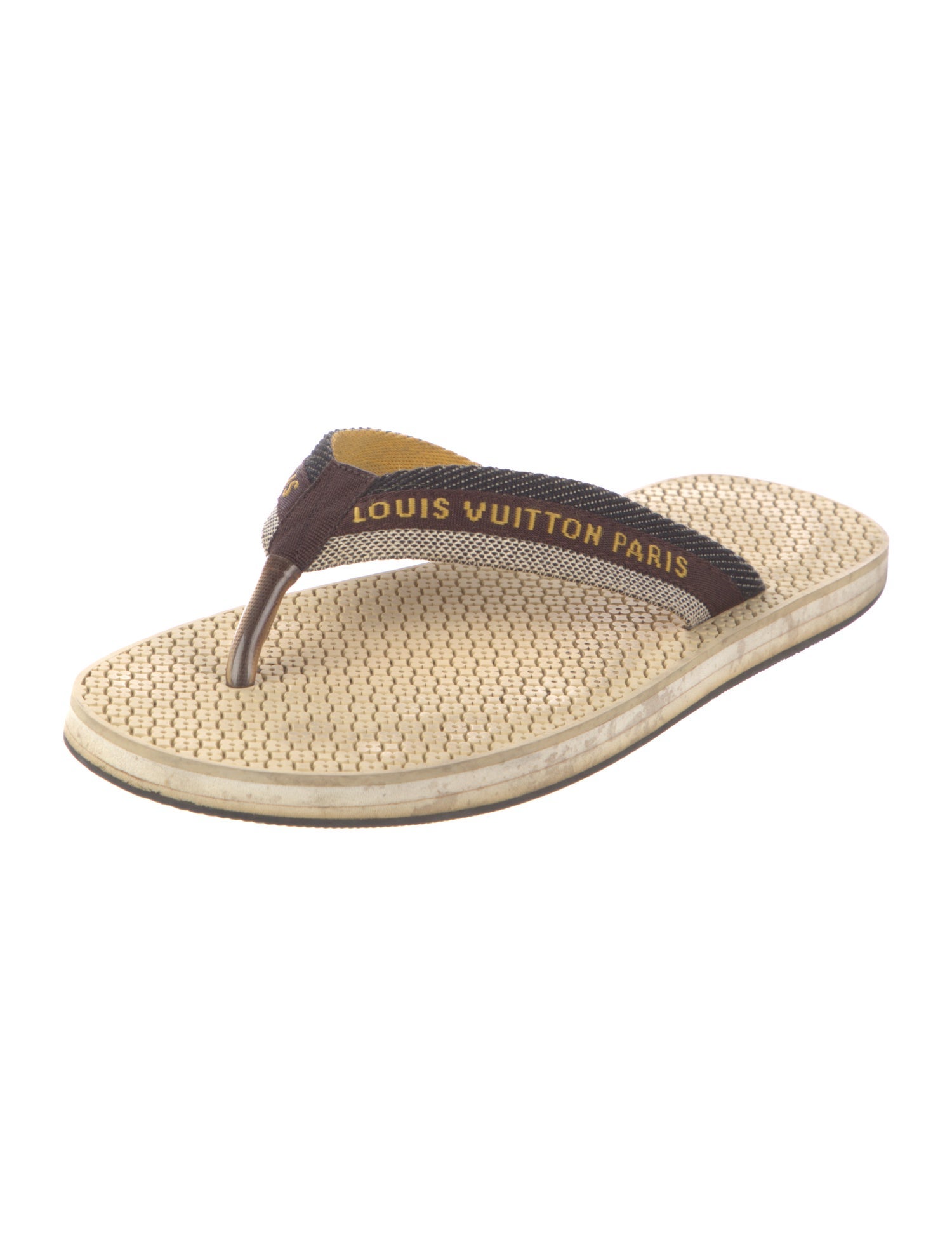 Louis Vuitton Printed Flip Flops