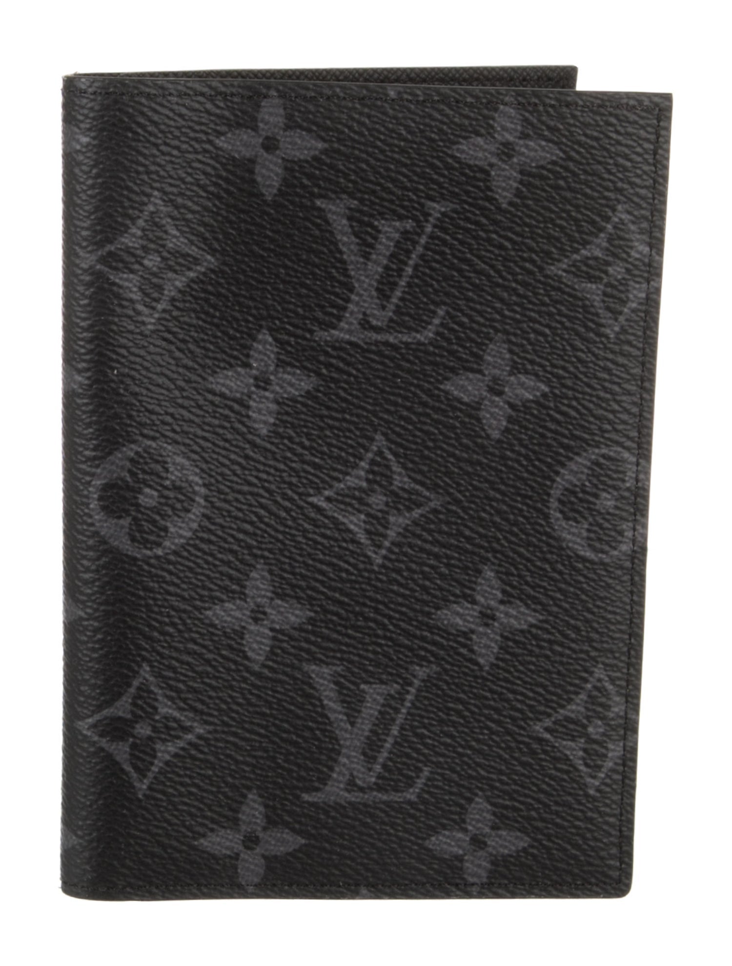 Louis Vuitton Monogram Eclipse Coated Canvas Brazza Wallet