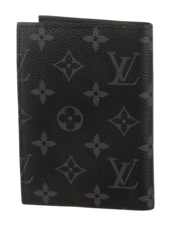 Louis Vuitton Monogram Eclipse Coated Canvas Brazza Wallet