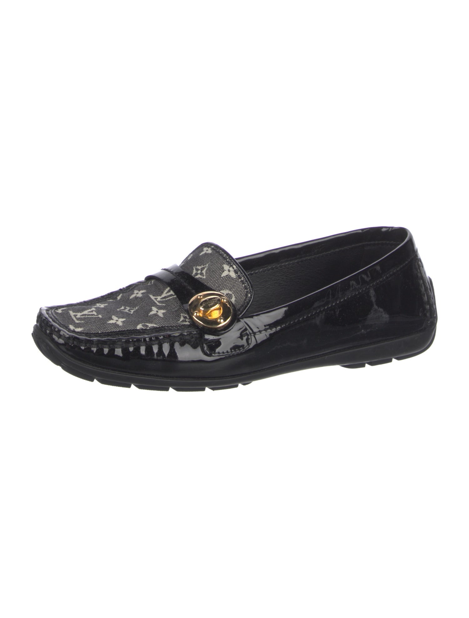 Louis Vuitton LV Monogram Patent Leather Loafers
