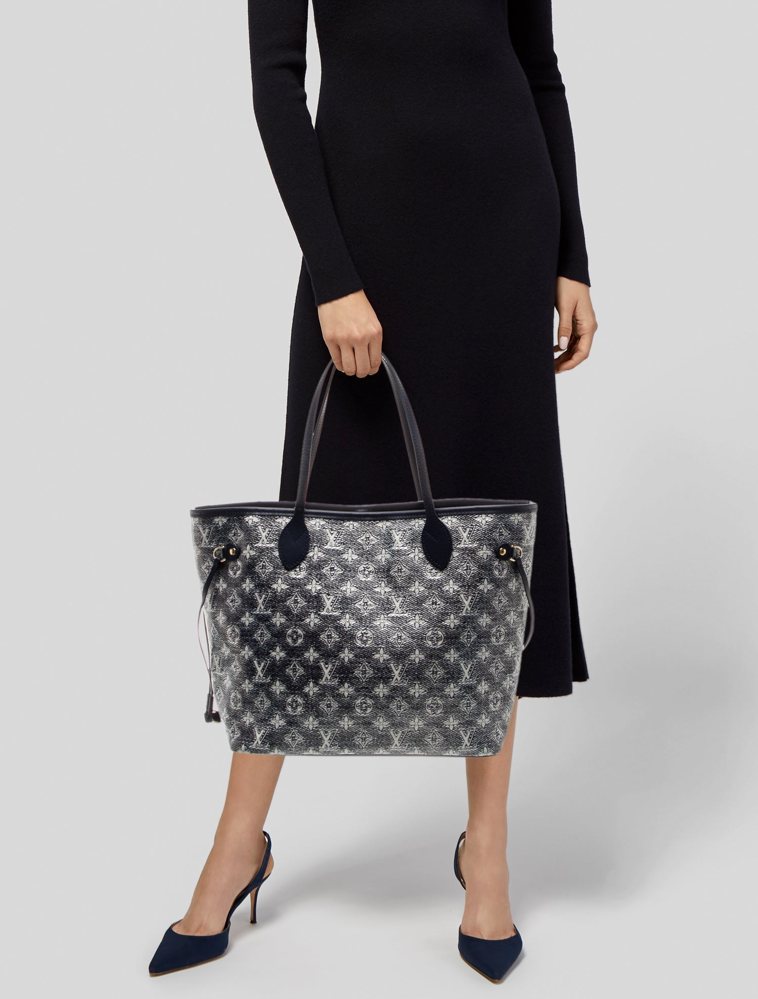 Louis Vuitton LV Monoglam Neverfull w/Pouch MM