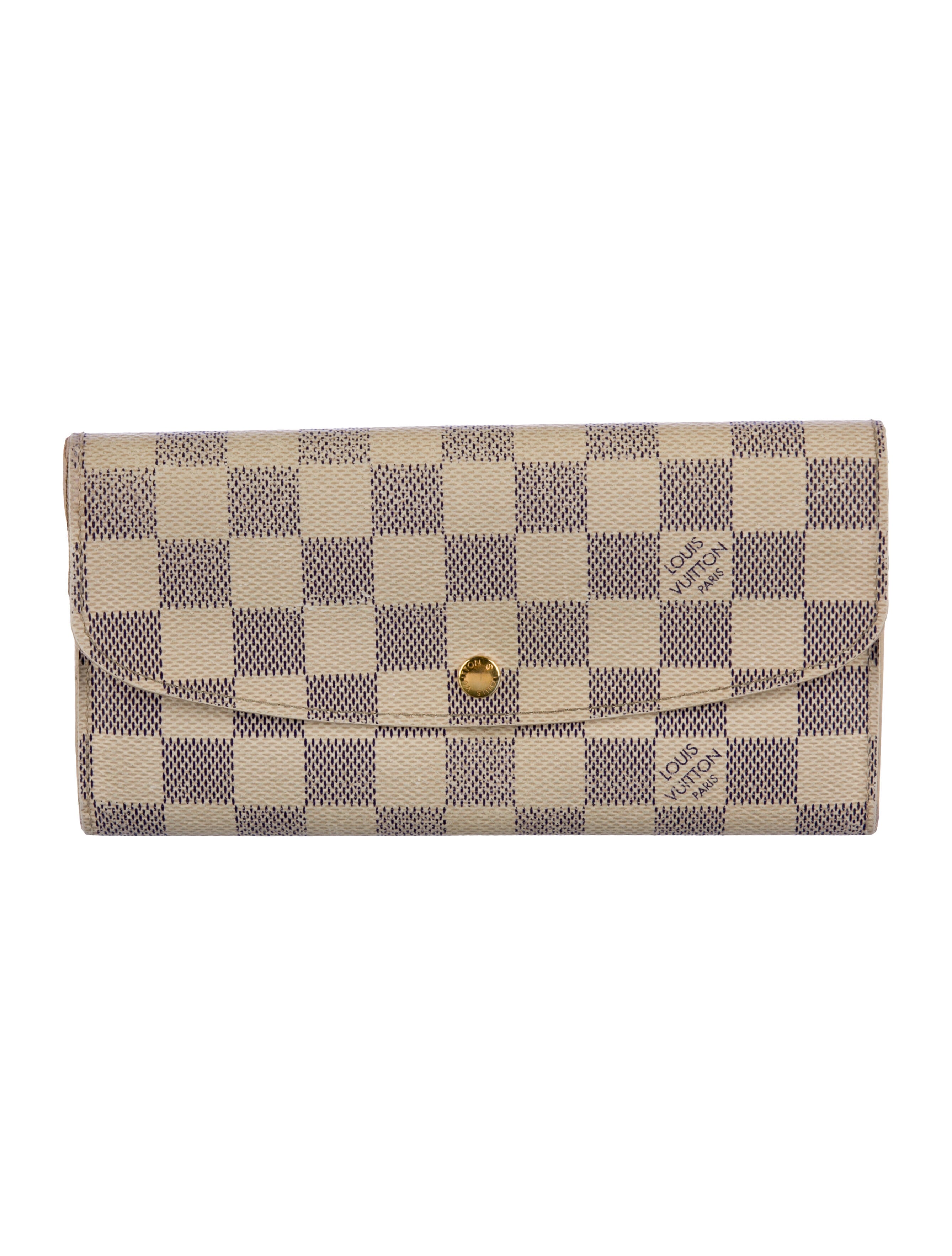 Louis Vuitton 2013 Damier Azur Pattern Emilie Wallet