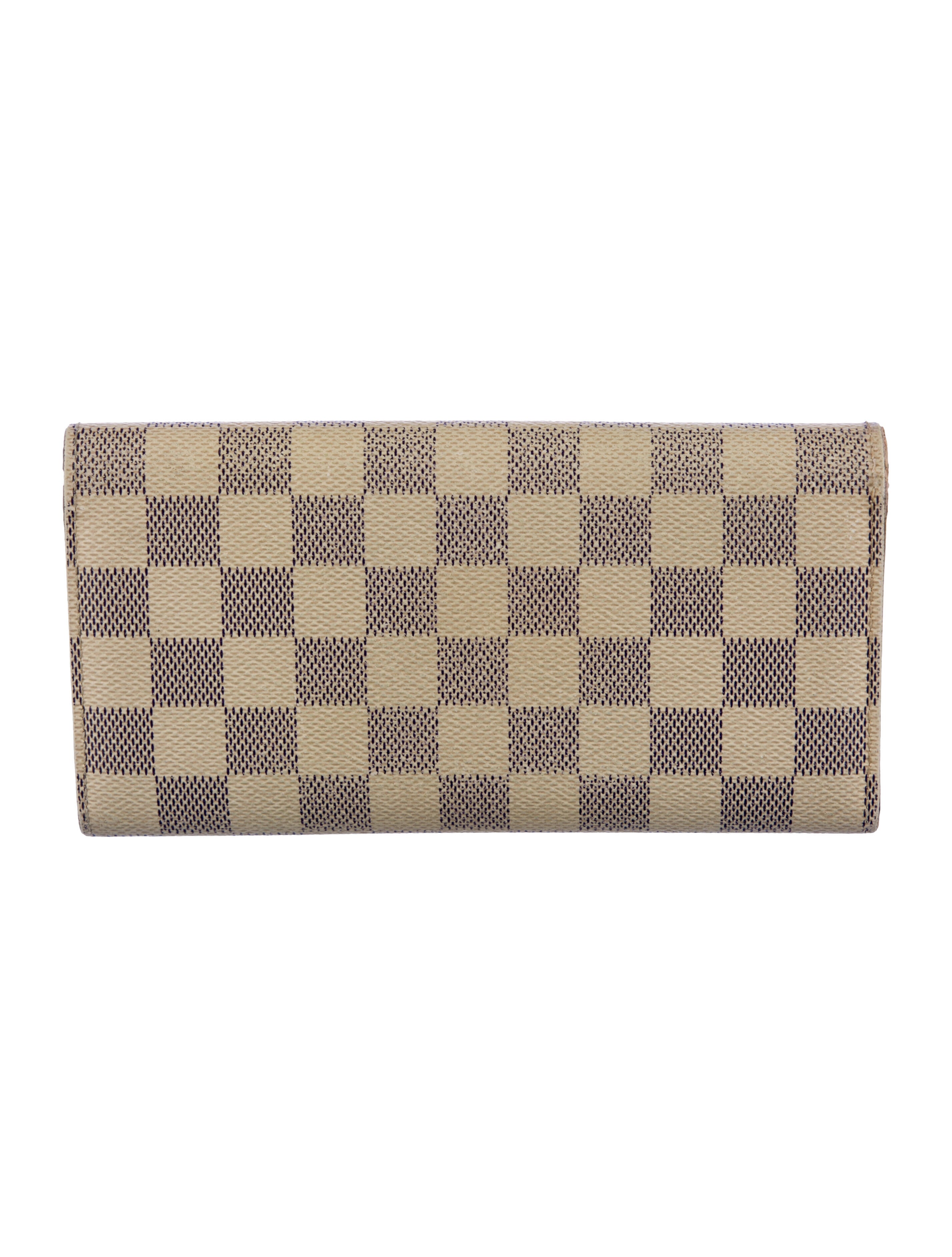 Louis Vuitton 2013 Damier Azur Pattern Emilie Wallet
