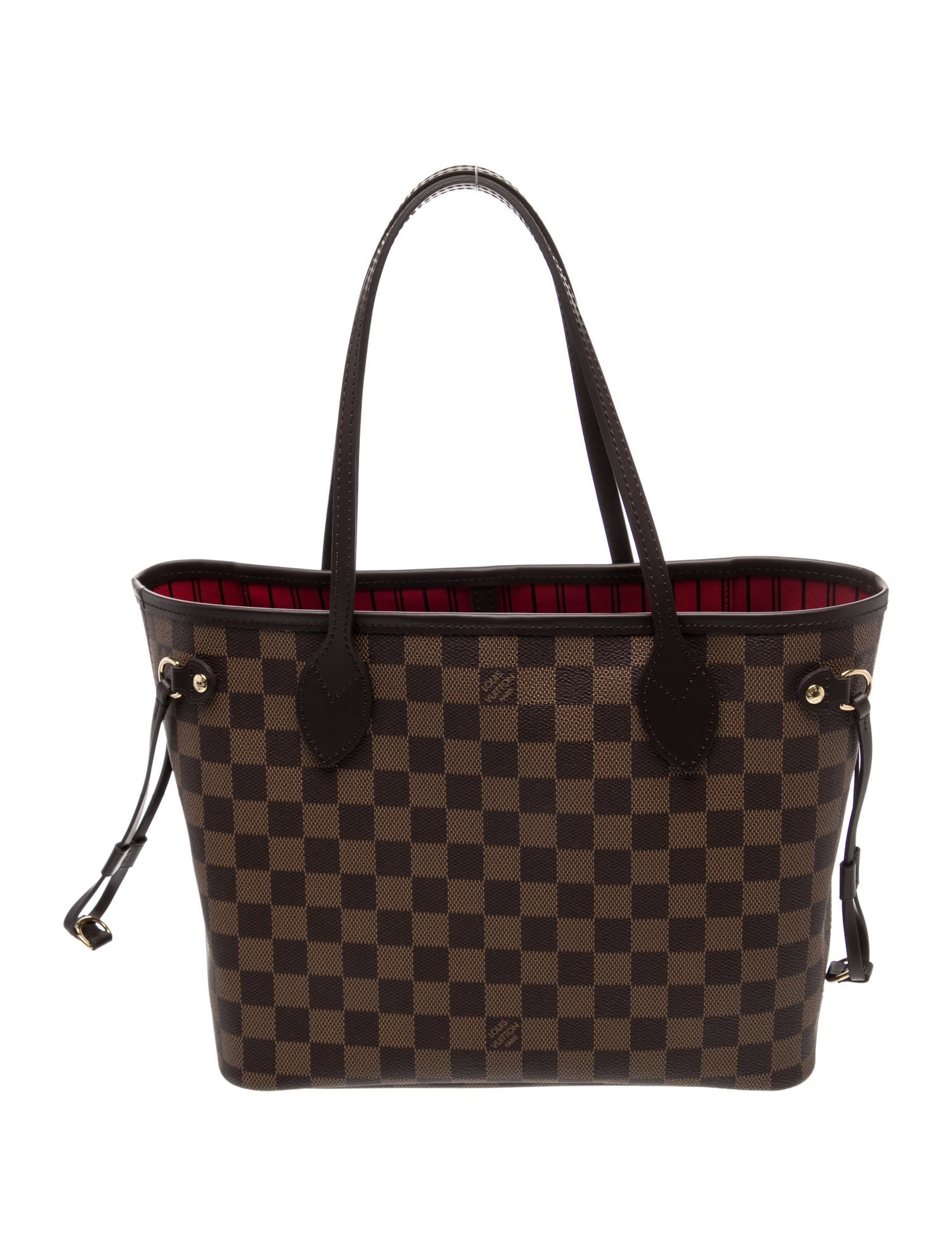 Louis Vuitton Damier Ebene Neverfull w/Pouch PM