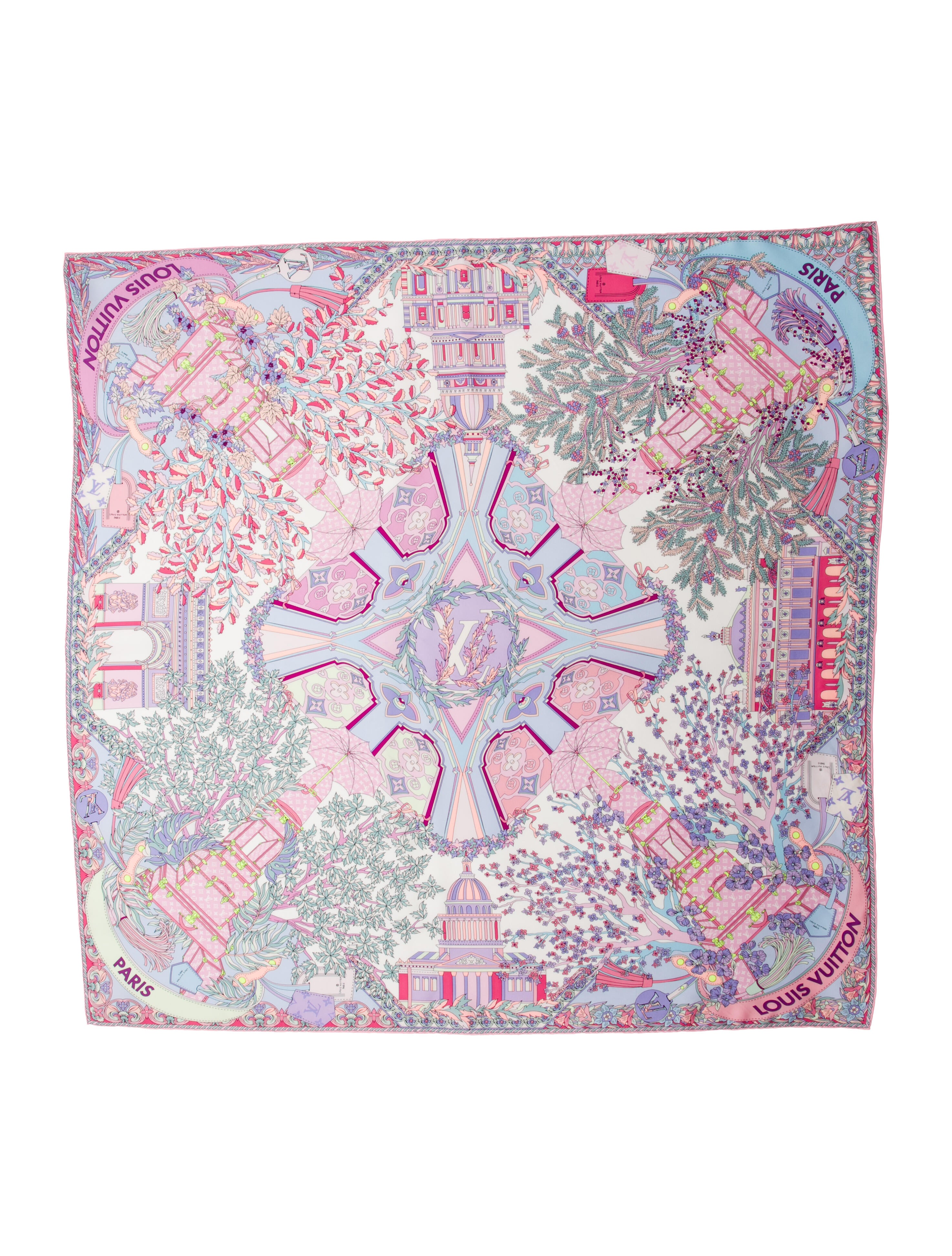 Louis Vuitton 'Le Tout Paris' Silk Scarf