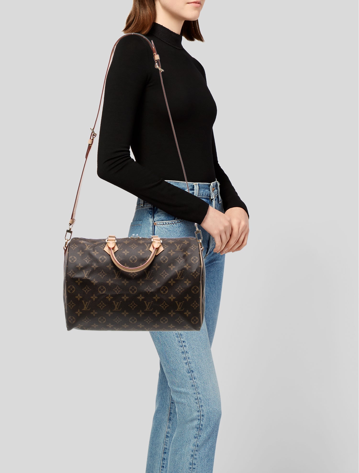 Louis Vuitton LV Monogram Speedy Bandouliere 35