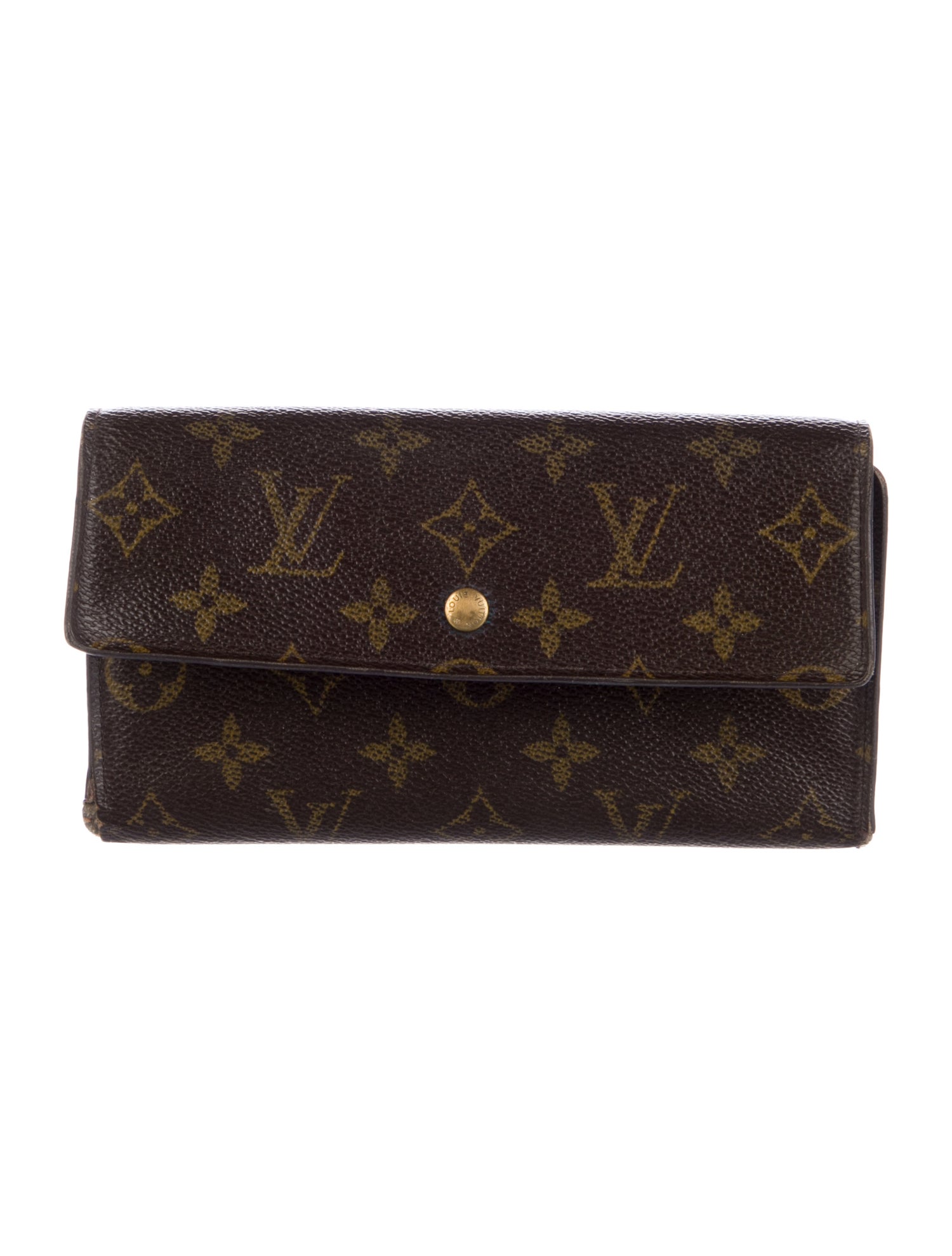 Louis Vuitton 2002 LV Monogram Sarah Wallet