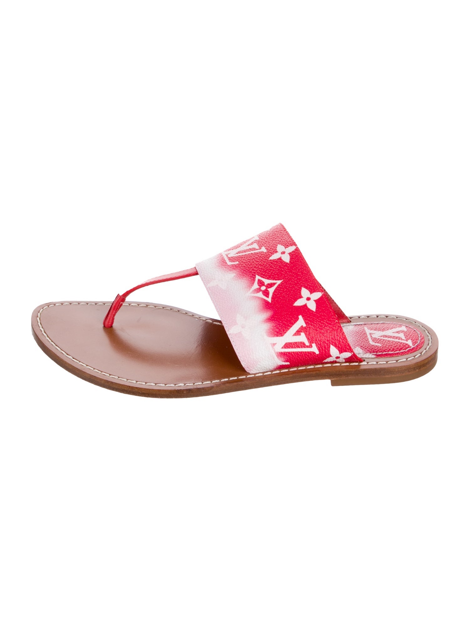 Louis Vuitton Monogram Pattern Slides