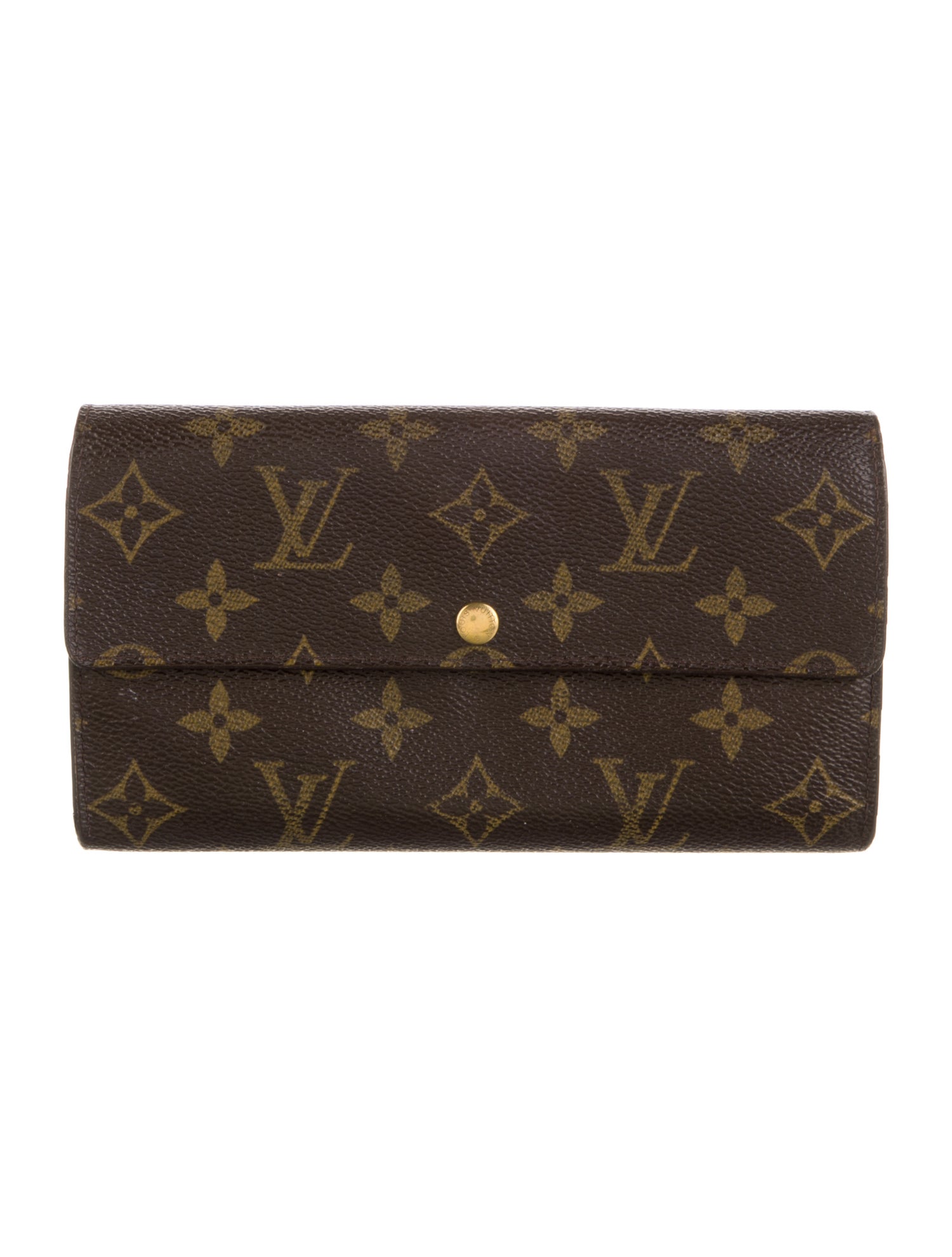 Louis Vuitton 2003 LV Monogram Sarah Wallet