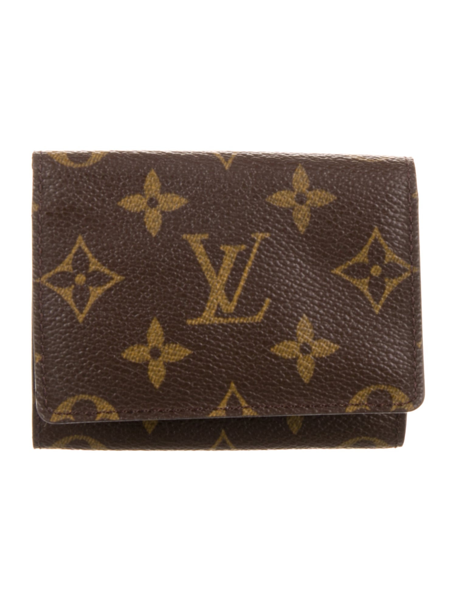 Louis Vuitton LV Monogram Coated Canvas Card Case