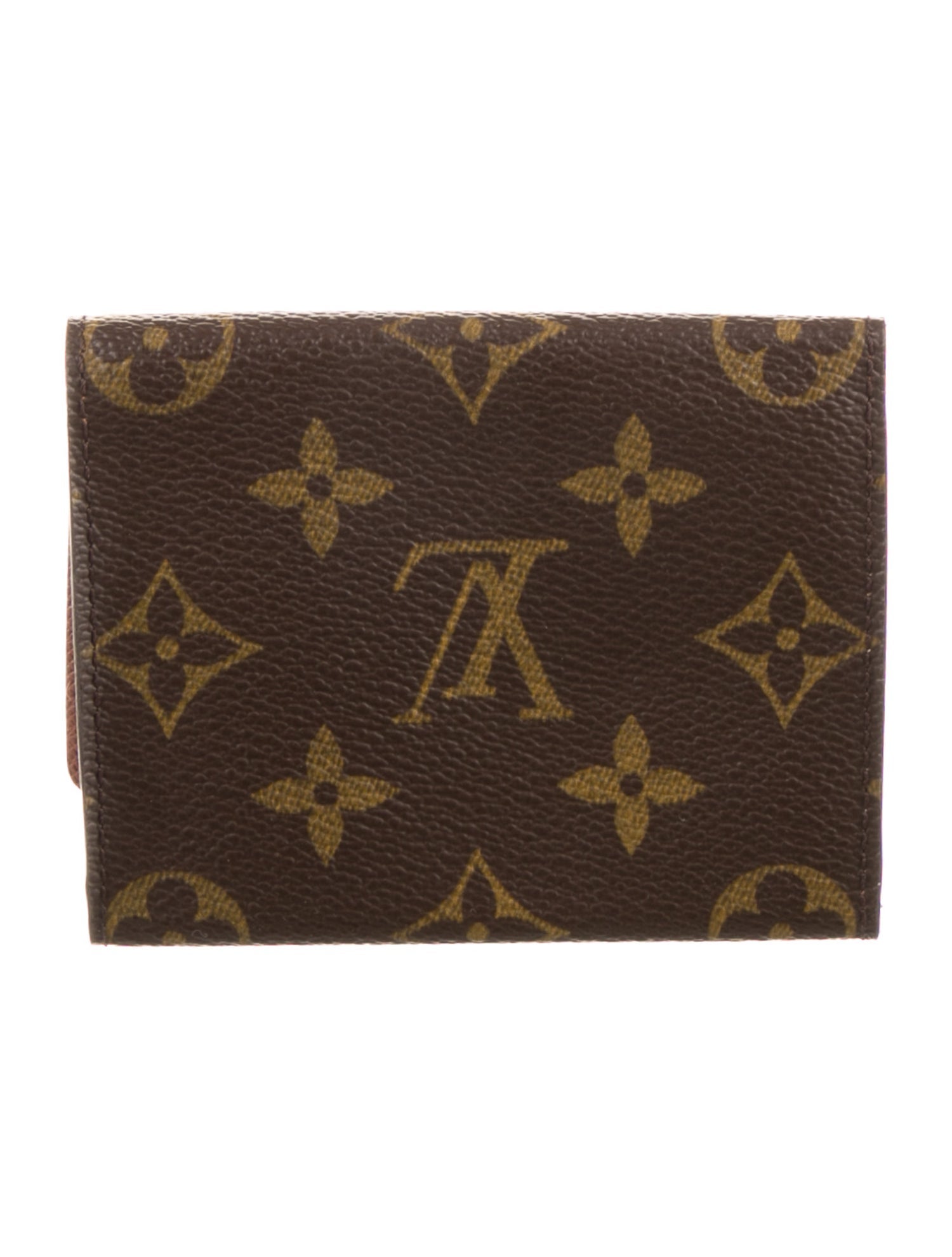 Louis Vuitton LV Monogram Coated Canvas Card Case