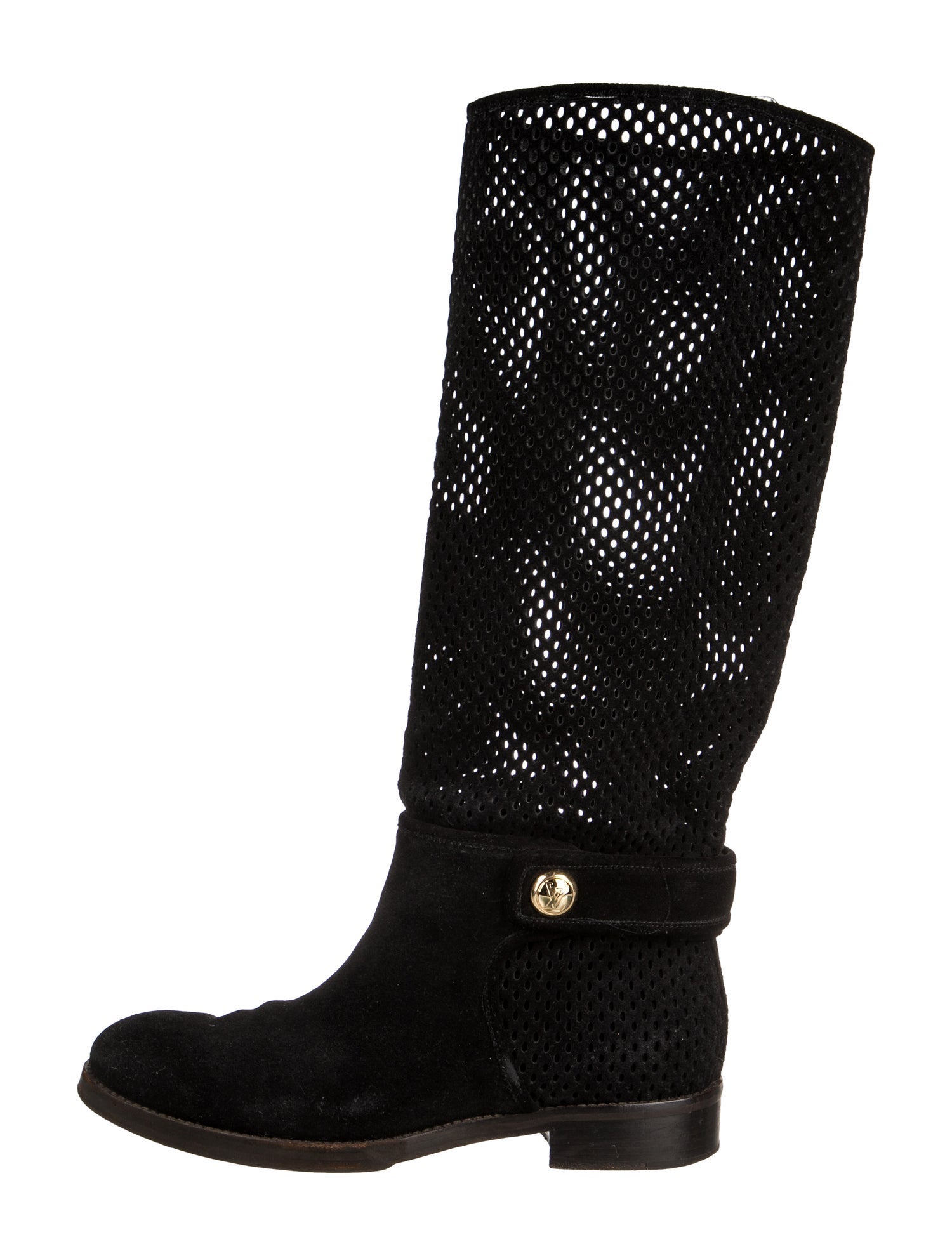 Louis Vuitton Suede Riding Boots