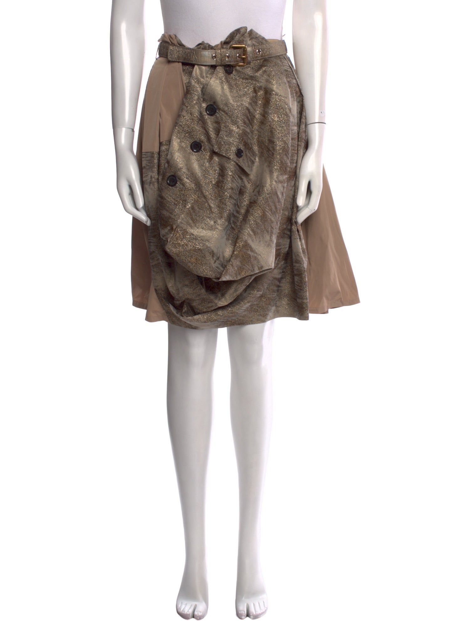 Louis Vuitton Vintage Knee-Length Skirt