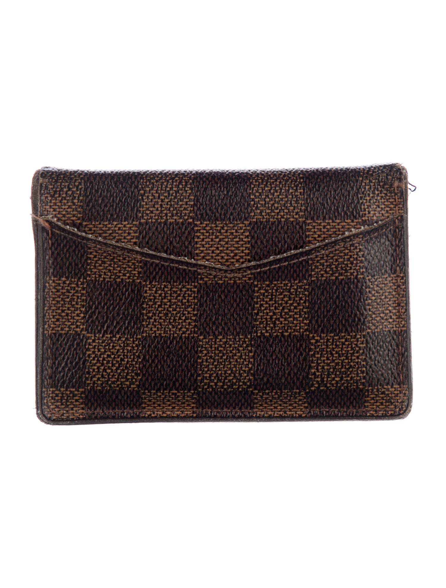 Louis Vuitton 2015 Damier Ebene Pattern Pocket Organizer