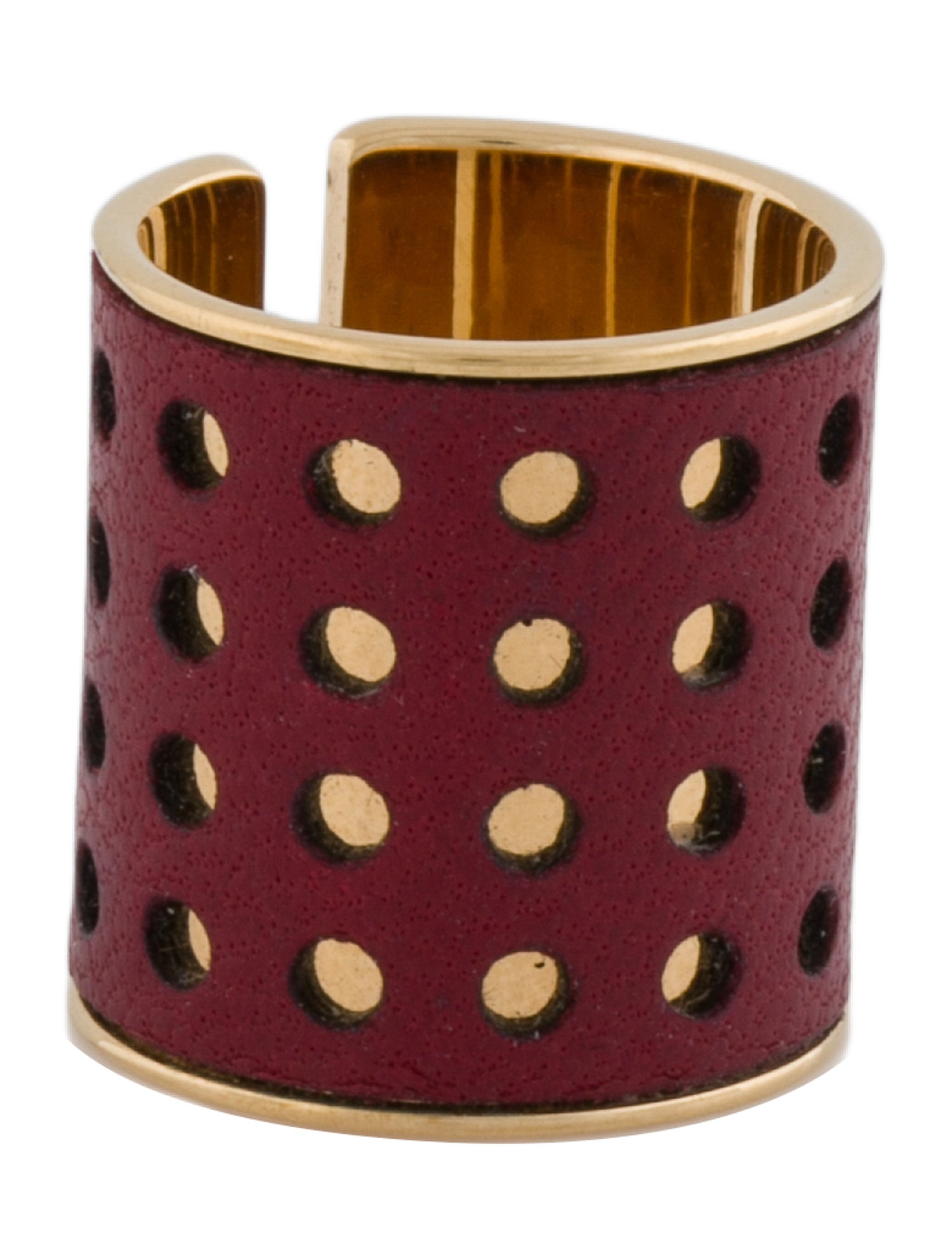 Louis Vuitton Leather Wide Ring