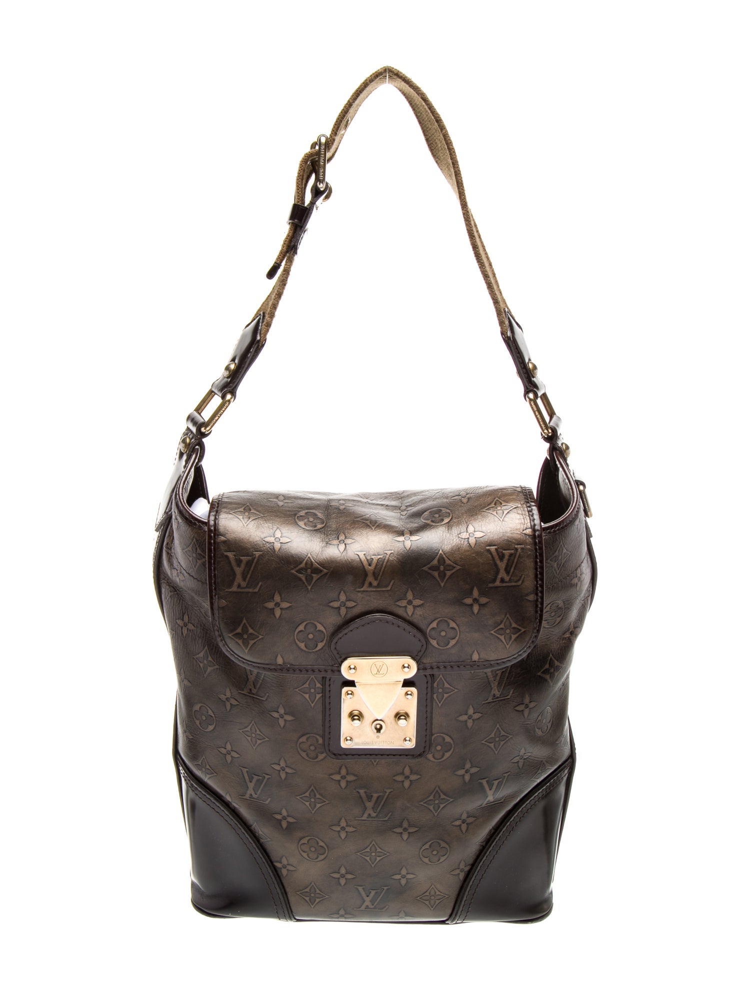 Louis Vuitton LV Monogram Monogram Bronze Sergent GM Vintage