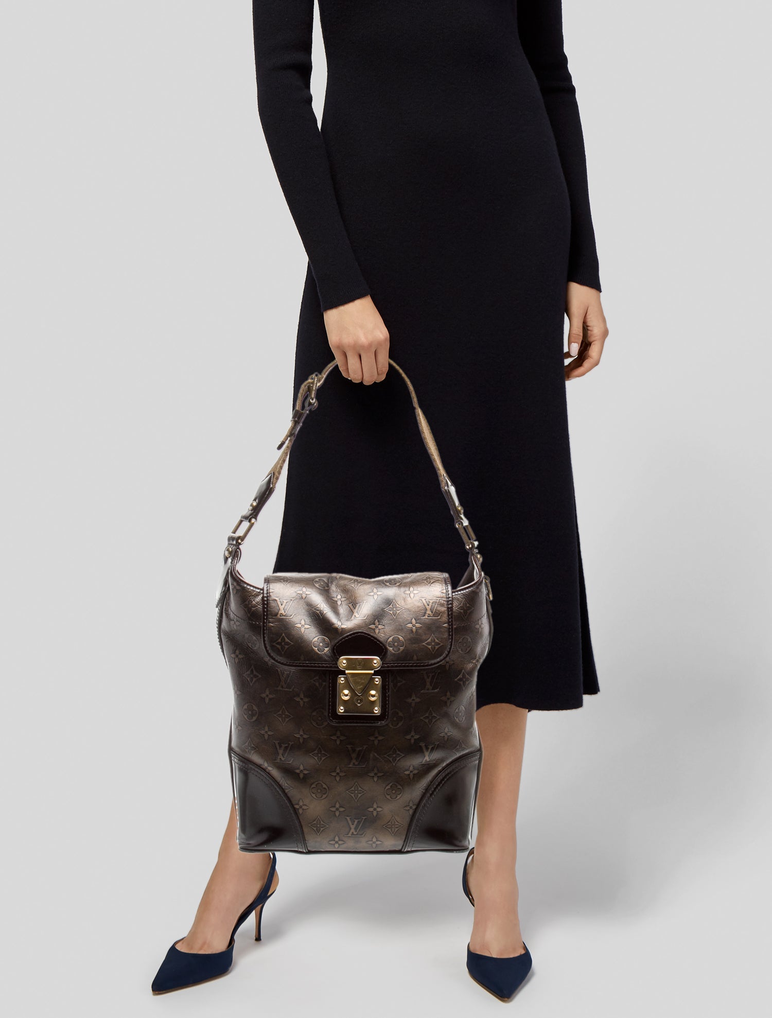 Louis Vuitton LV Monogram Monogram Bronze Sergent GM Vintage