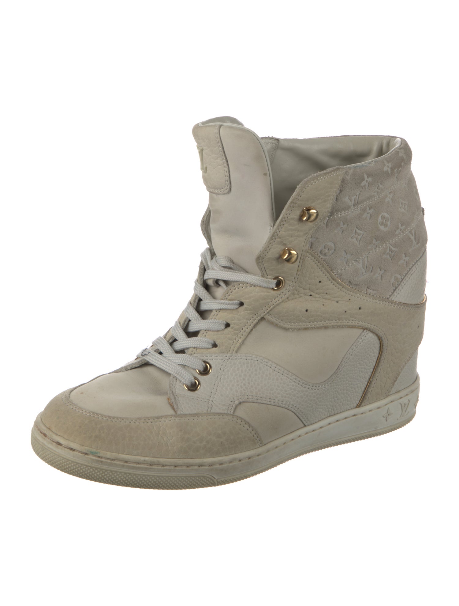 Louis Vuitton LV Monogram Leather Mules