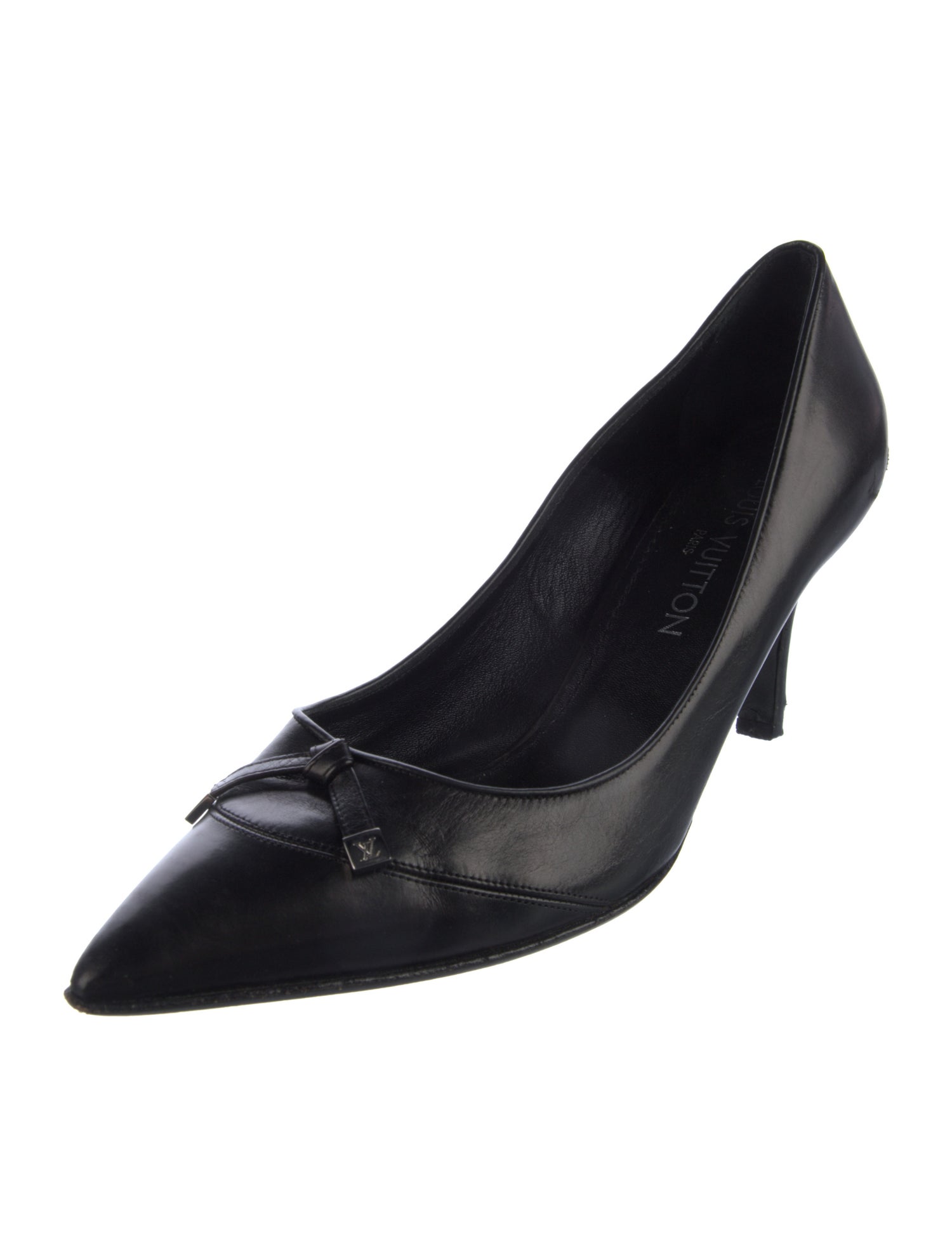 Louis Vuitton LV Monogram Leather Pumps