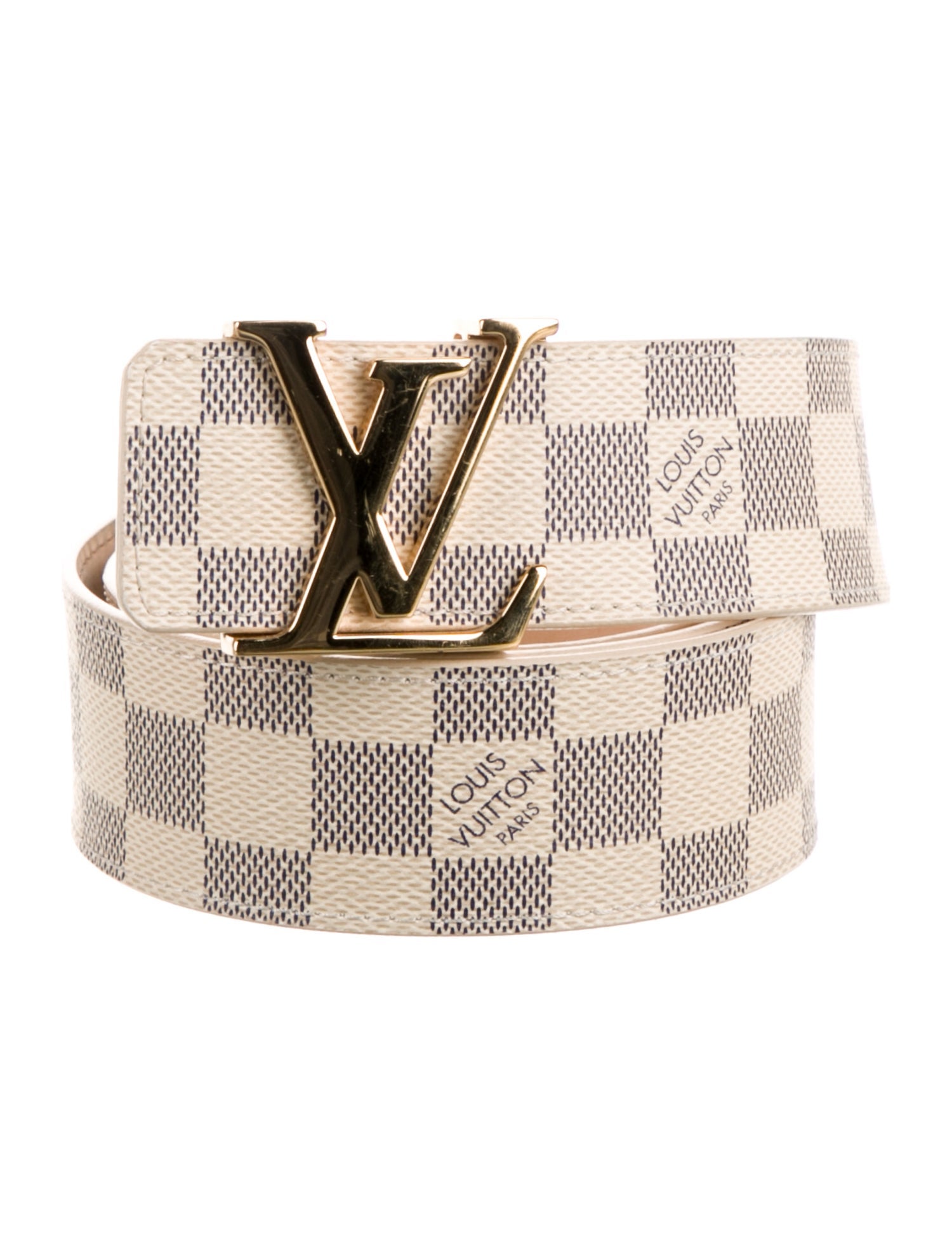 Louis Vuitton 2013 Damier Azur Pattern Belt Kit